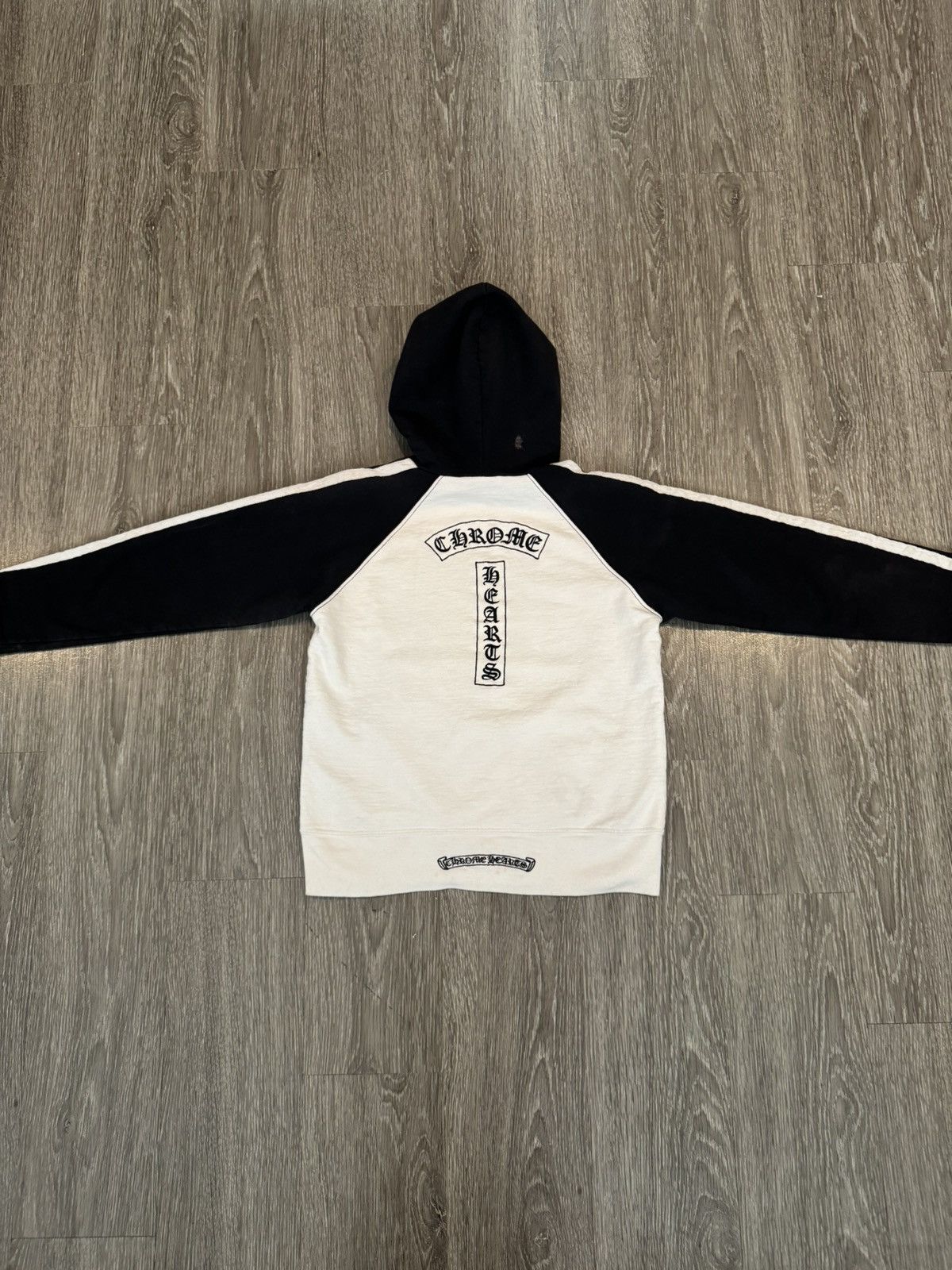 Chrome Hearts Chrome Hearts Vintage Track Stripe Embroidered Hoodie Size S / US 4 / IT 40 - 3 Thumbnail