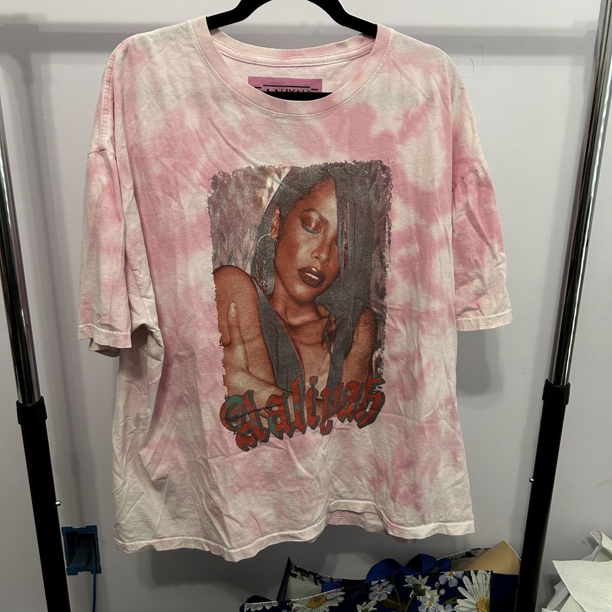 Other Aaliyah Pink Tie Dye Graphic Tshirt Size Large - "Ashlee" Size US L / EU 52-54 / 3 - 2 Thumbnail