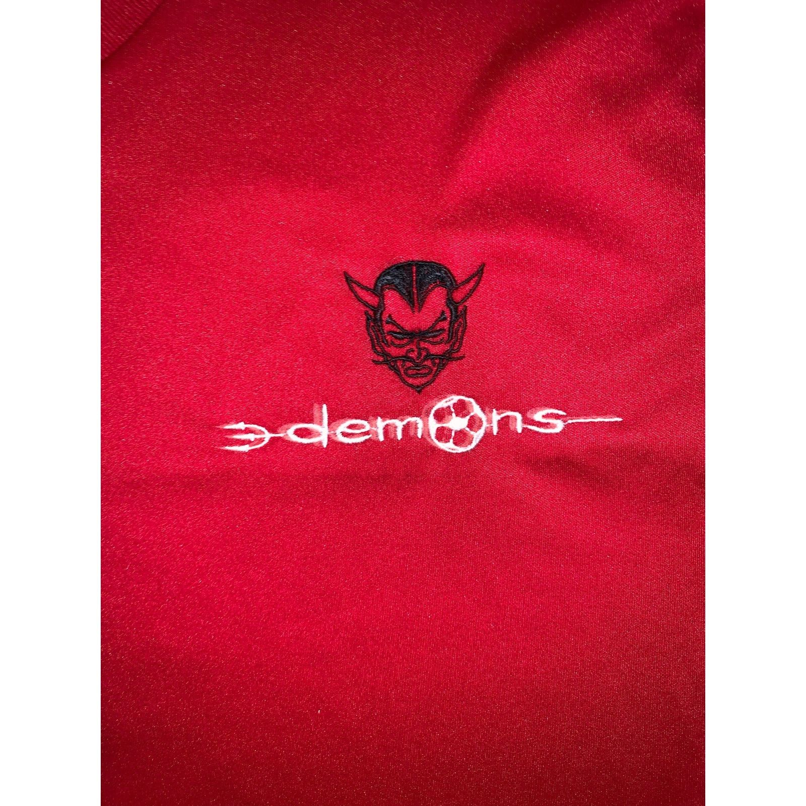 Adidas Adidas Soccer Jersey Demons #2 Red White Large Climalite Size US L / EU 52-54 / 3 - 2 Thumbnail