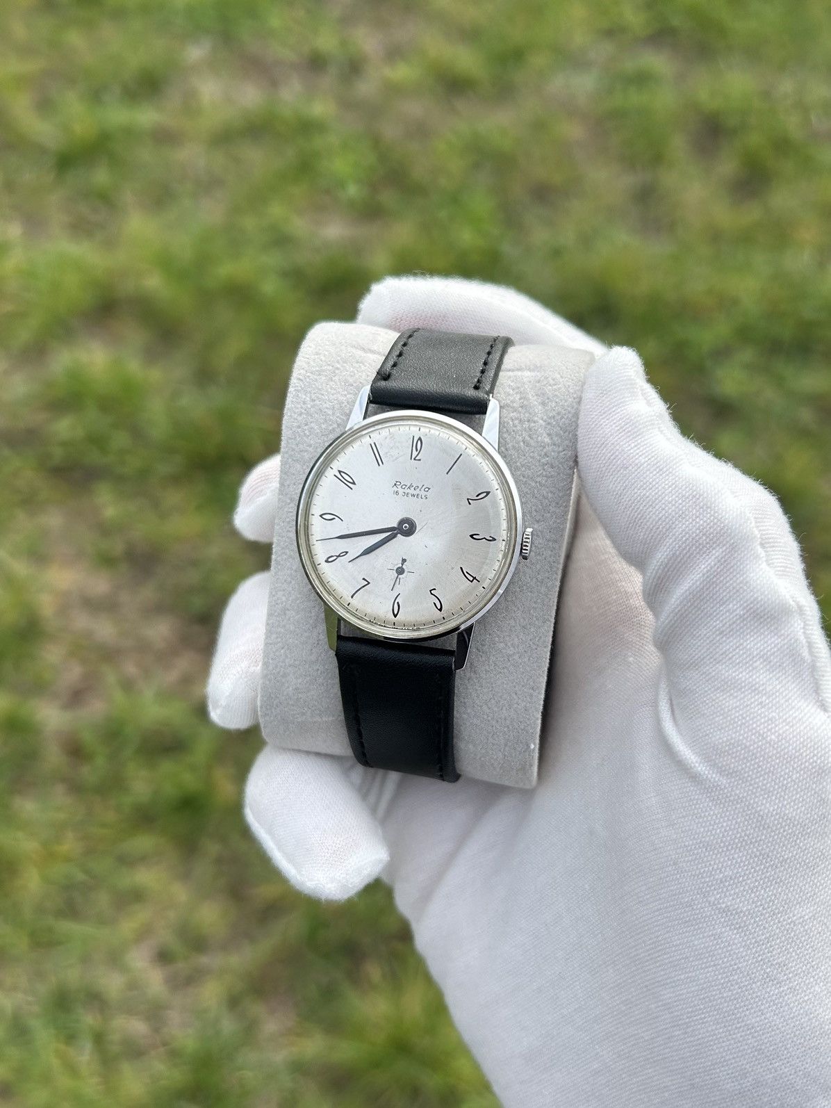 Vintage Vintage Raketa Watch USSR Soviet Mechanical Authentic 1970s Size ONE SIZE - 4 Thumbnail