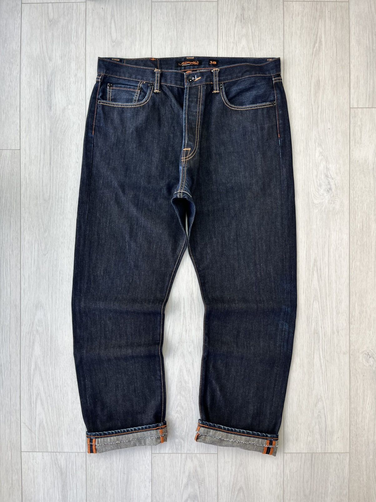 Christian Audigier 2009 Ed Hardy By Christian Audigier Jeans Selvedge Denim Y2K Size US 38 / EU 54 - 2 Thumbnail