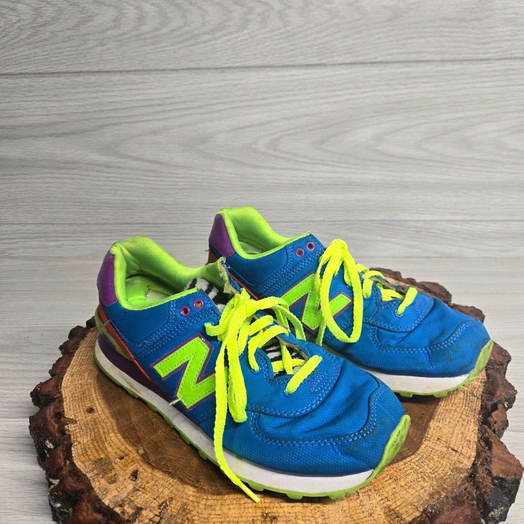 New Balance New Balance 574 Pop Safari WL574BP Low Top Sneakers Women's Adult 8.5 Multicolor Breathable Walking Size M / US 6-8 / IT 42-44 - 2 Thumbnail