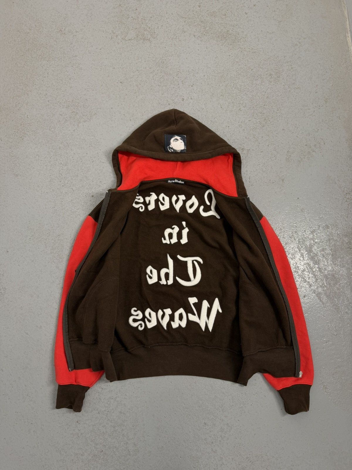 Acne Studios Acne Studios Lovers In The Waves Edward Munch Zip Hoodie Size US M / EU 48-50 / 2 - 11 Thumbnail