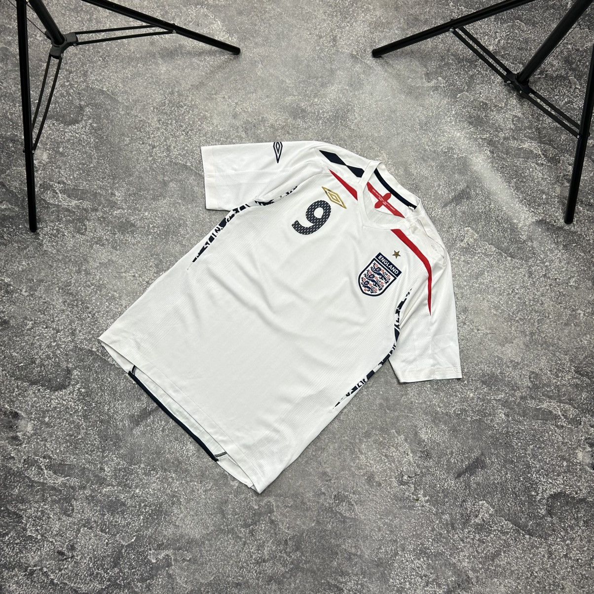 Umbro Vintage Umbro England 2007 Rooney 9 soccer jersey Size US S / EU 44-46 / 1 - 1 Thumbnail