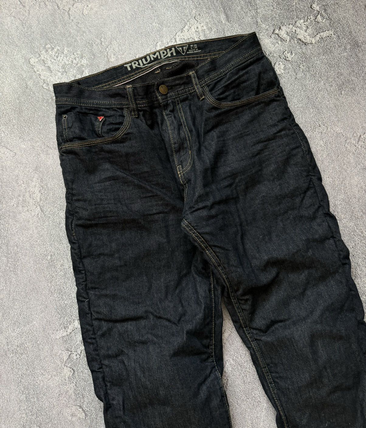 Other Triumph 32/34 selvedge hero riding jean denim pant trouser Size US 32 / EU 48 - 6 Thumbnail