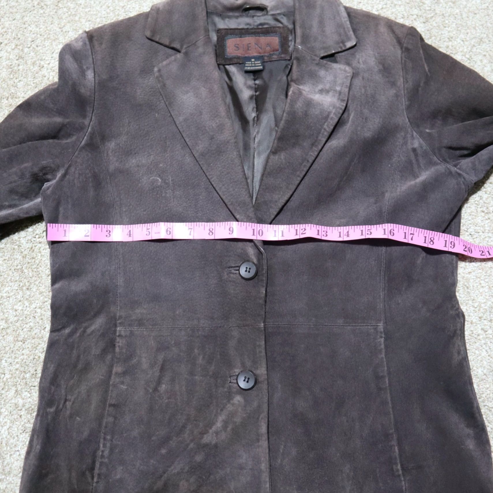 Vintage Siena Studio Jacket Women Leather Brown Size 10 Adult Size L / US 10 / IT 46 - 5 Thumbnail