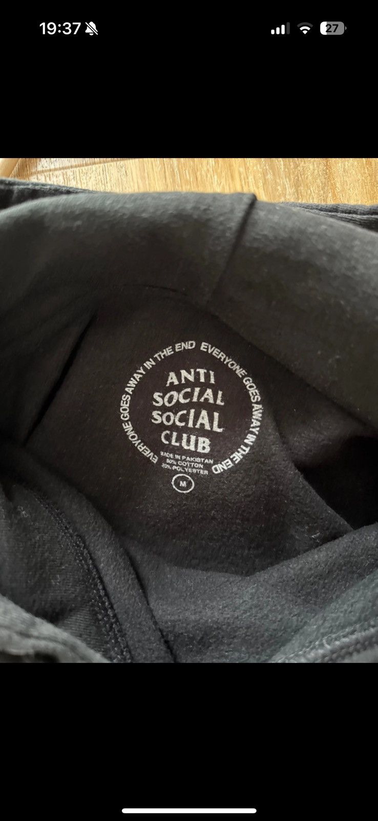 Anti Social Social Club Hoodie anti social social club Size US M / EU 48-50 / 2 - 2 Thumbnail