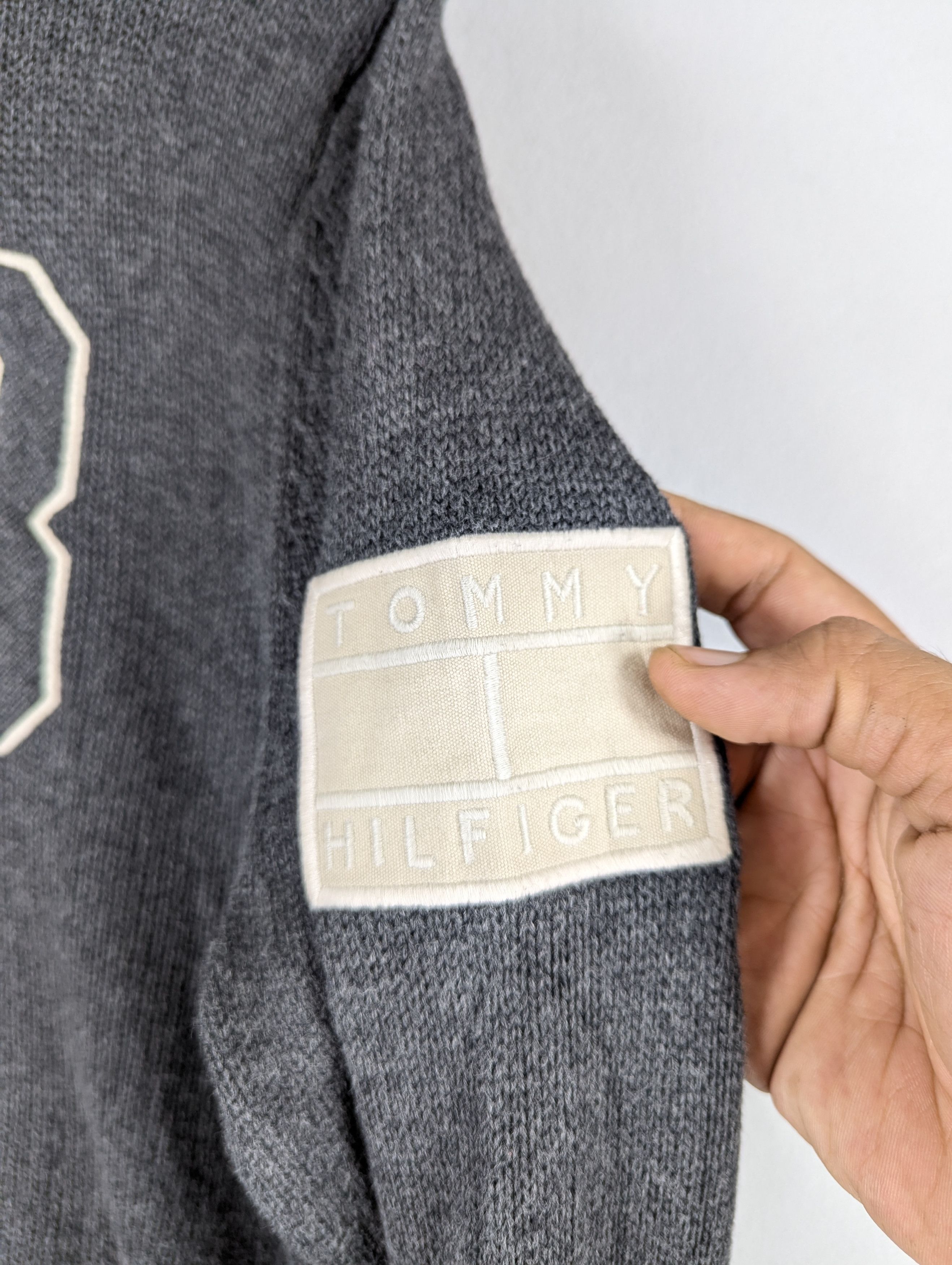 Tommy Hilfiger Tommy Hilfiger Classic Athletics Knit Zipper Sweater Grey M Size US M / EU 48-50 / 2 - 5 Thumbnail