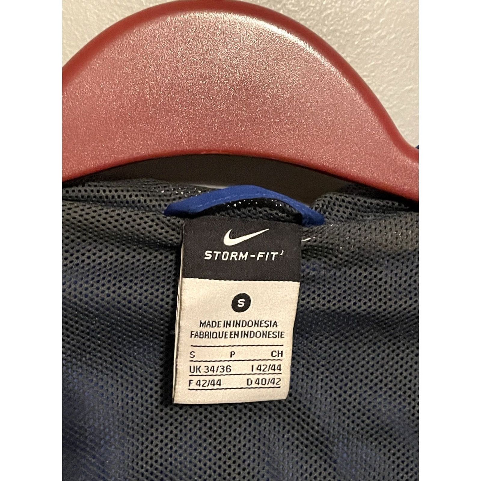 Nike Nike Jacket Mens S Blue Storm Fit Windbreaker Size Full Zip A430 Size US S / EU 44-46 / 1 - 5 Thumbnail