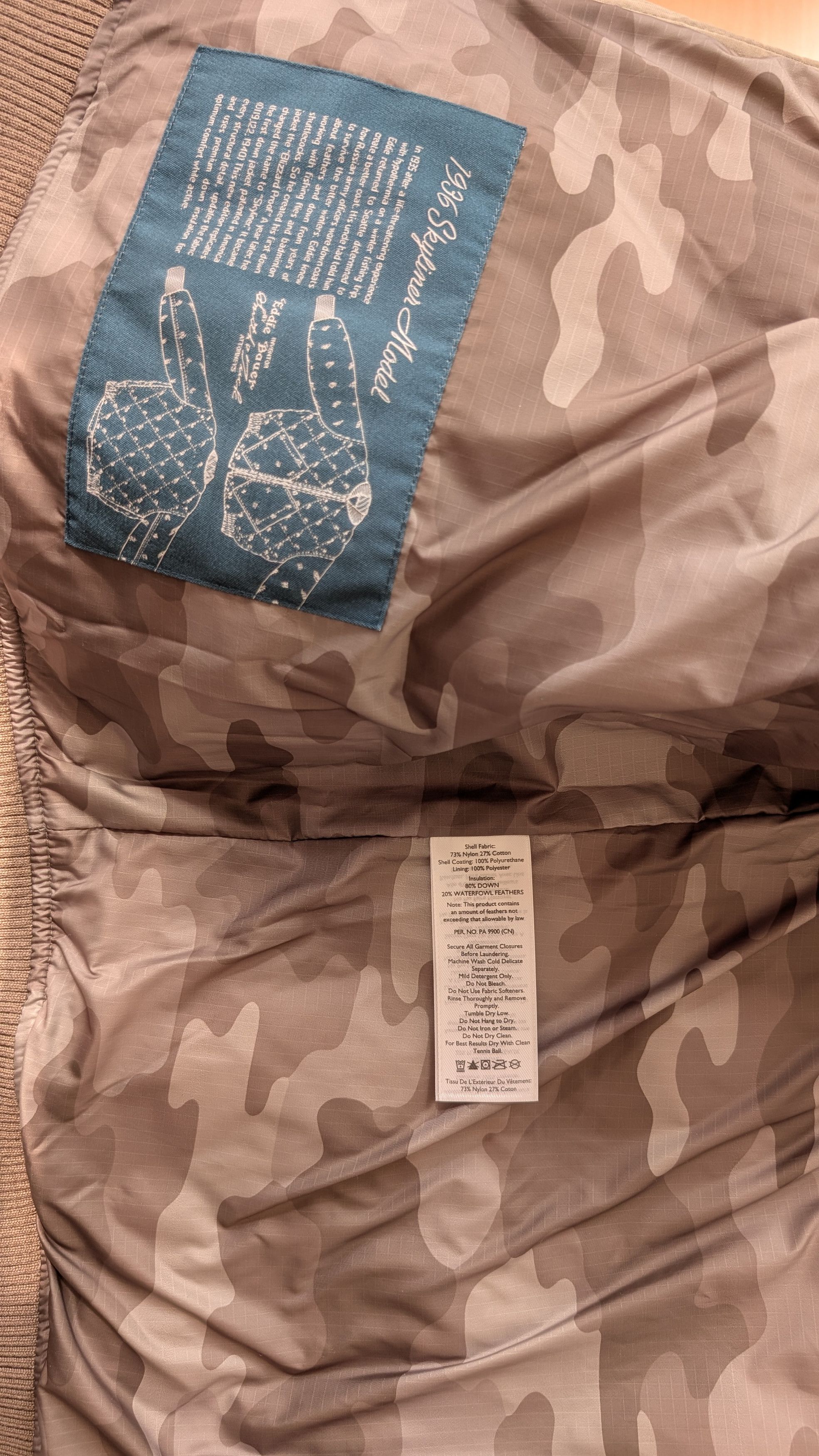 Eddie Bauer 1936 Skyliner model Size US L / EU 52-54 / 3 - 5 Thumbnail