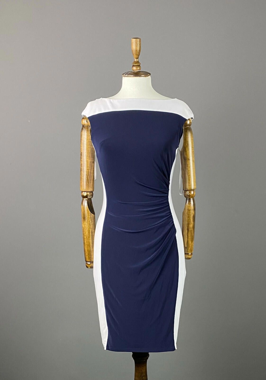 Lauren Ralph Lauren Ladies Lauren Ralph Lauren Blue Stripe A-Line Dress Size 6 Size M / US 6-8 / IT 42-44 - 1 Thumbnail