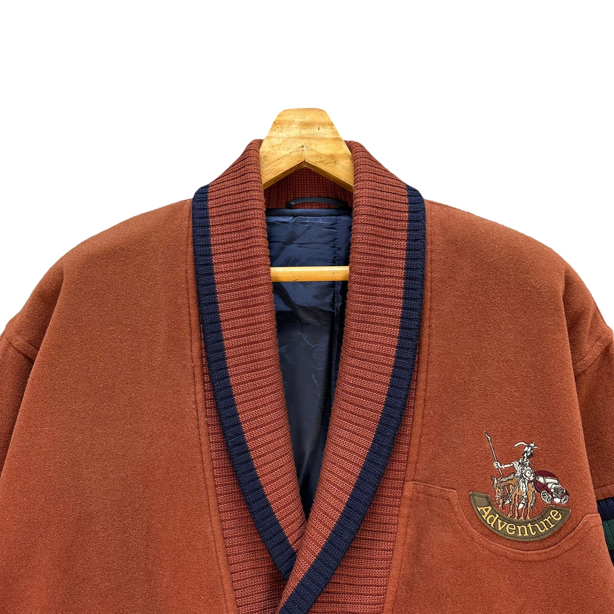 Japanese Brand Vintage 90’s PIA SPORT Wool Casual Cardigan Jacket #A68-1631 Size US L / EU 52-54 / 3 - 2 Thumbnail