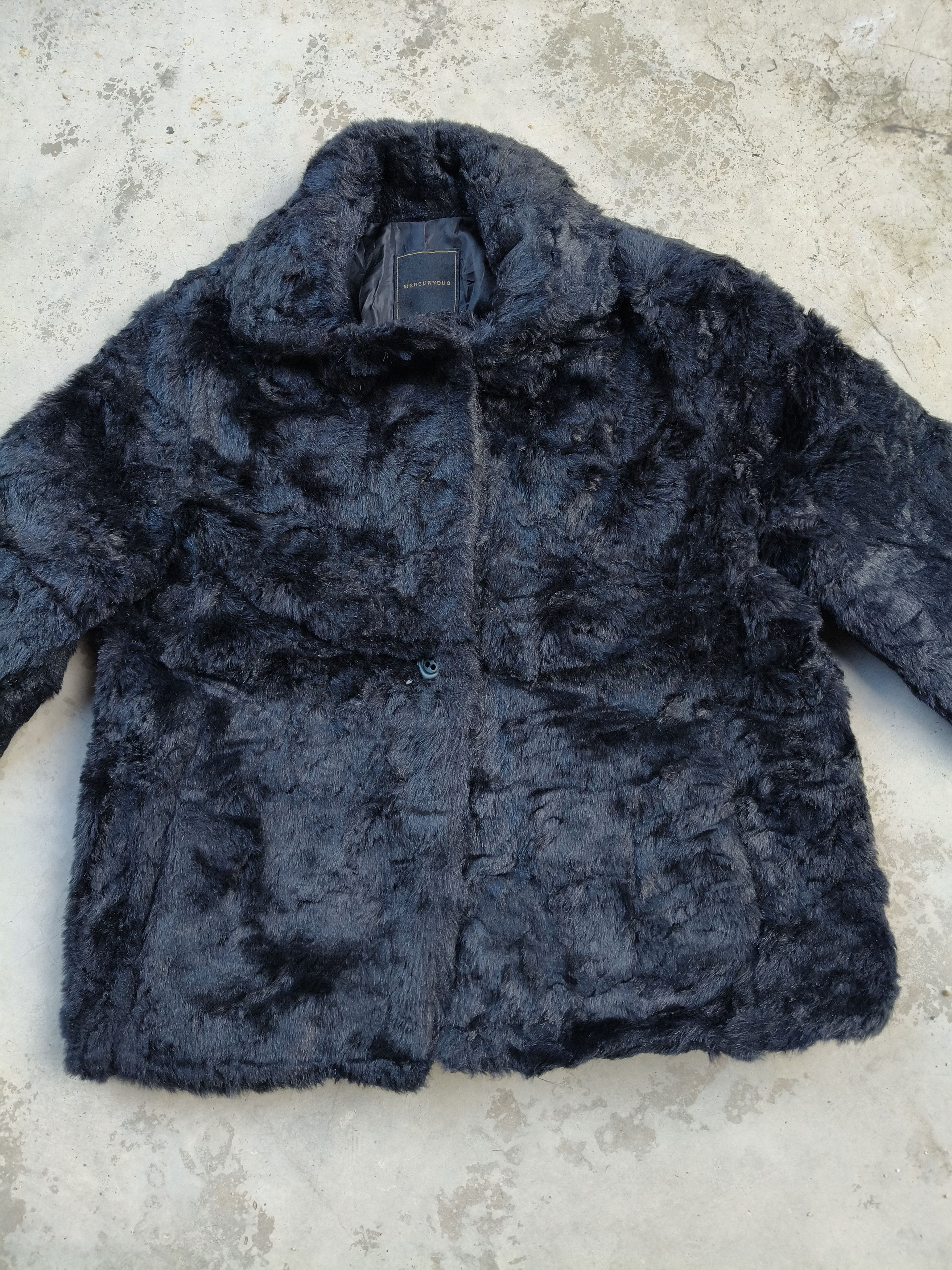 Japanese Brand Mercuryduo Faux Fur Jacket Size M / US 6-8 / IT 42-44 - 5 Thumbnail