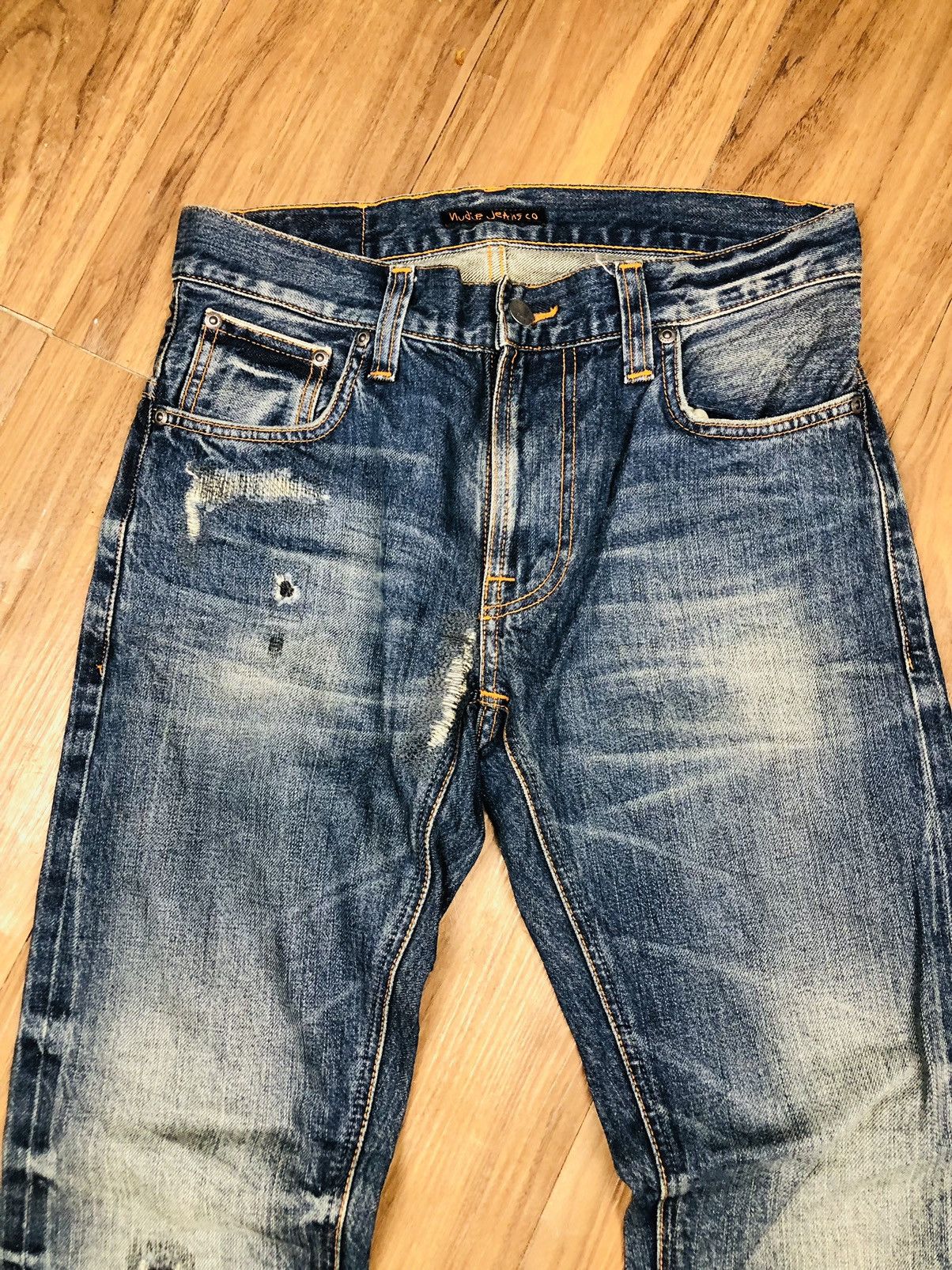 Nudie Jeans Distressed Nudie Jeans (33) Size US 32 / EU 48 - 3 Thumbnail
