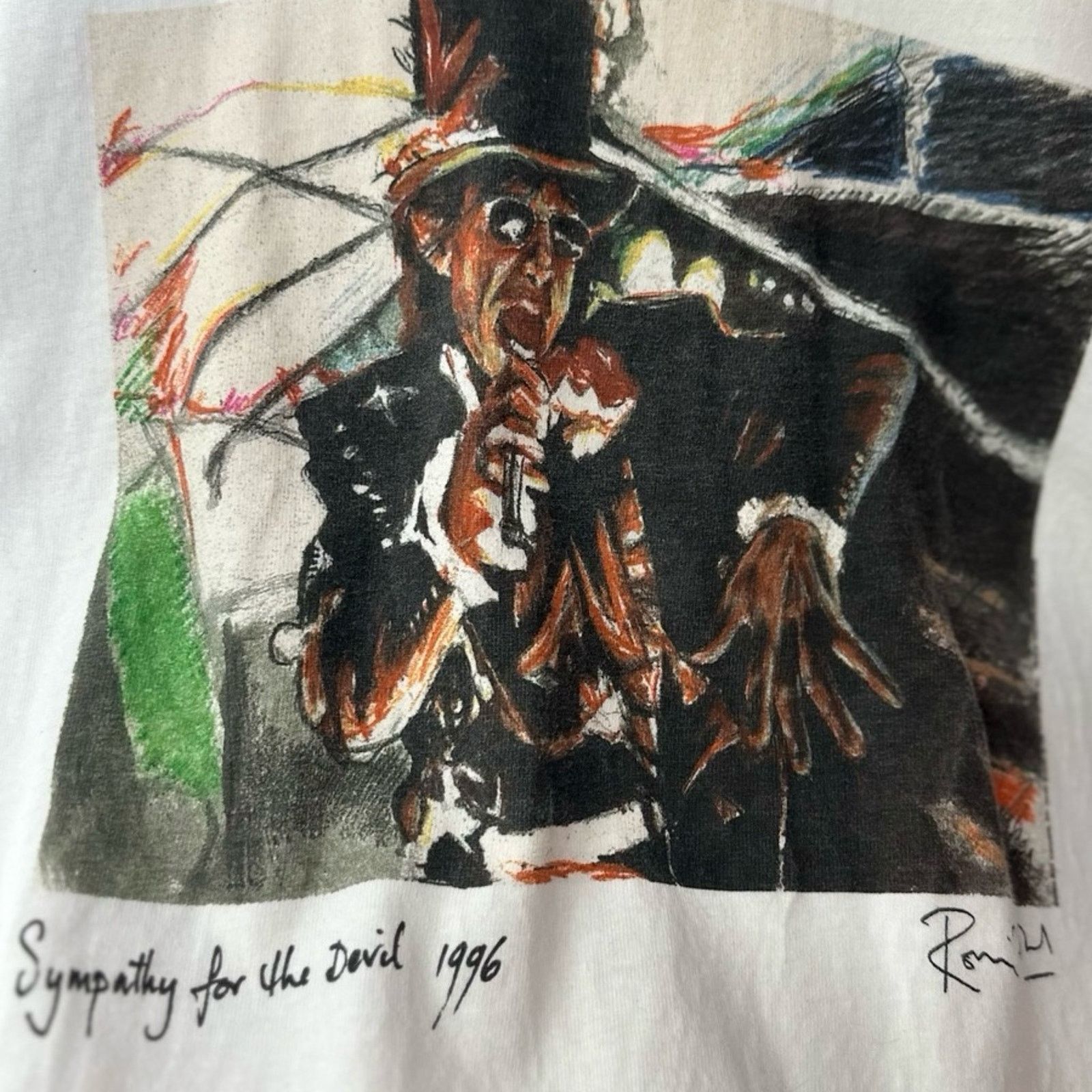 Anvil Vintage Rolling Stones Symphony of the Devil Art Tee Size US L / EU 52-54 / 3 - 1 Thumbnail