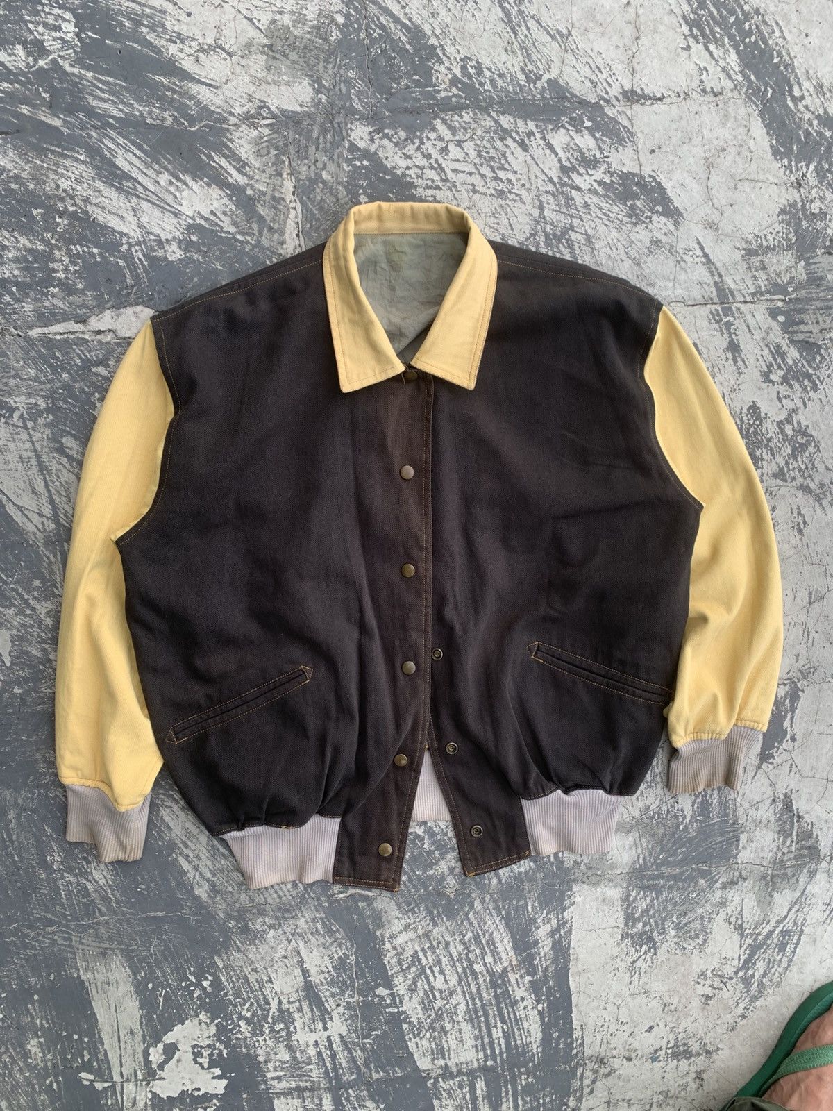 Jean Paul Gaultier 90’s Jean Paul Gaultier “QU’EST-CE QU’ELLE A? Nylon Denim Size US XL / EU 56 / 4 - 15 Thumbnail
