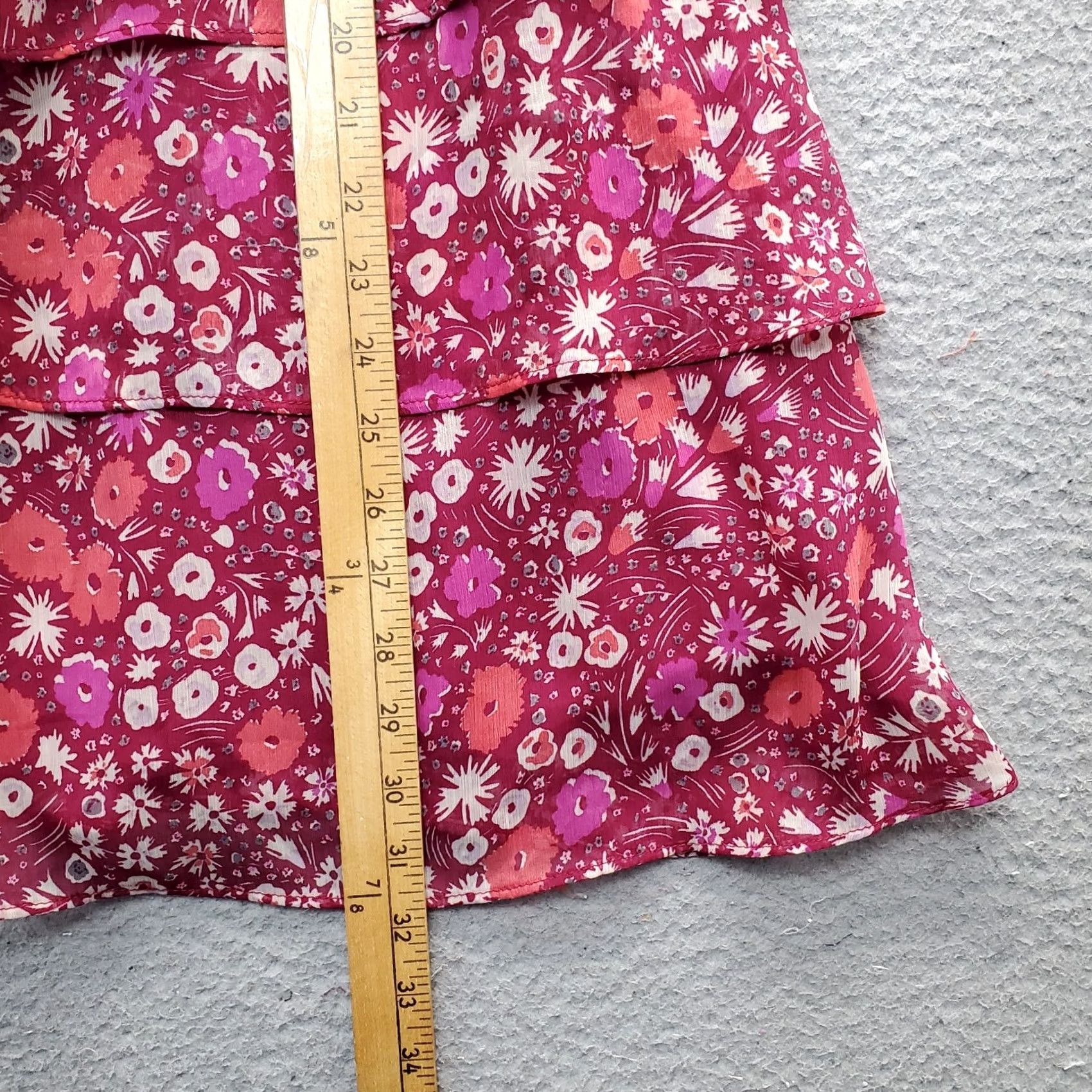 American Eagle Outfitters American Eagle Outfitters Dress Women Size 2 Multicolor Floral Tiered 31.75 Length Square Neck Sleeveless Zipper Fashion Dress Size XS / US 0-2 / IT 36-38 - 6 Thumbnail