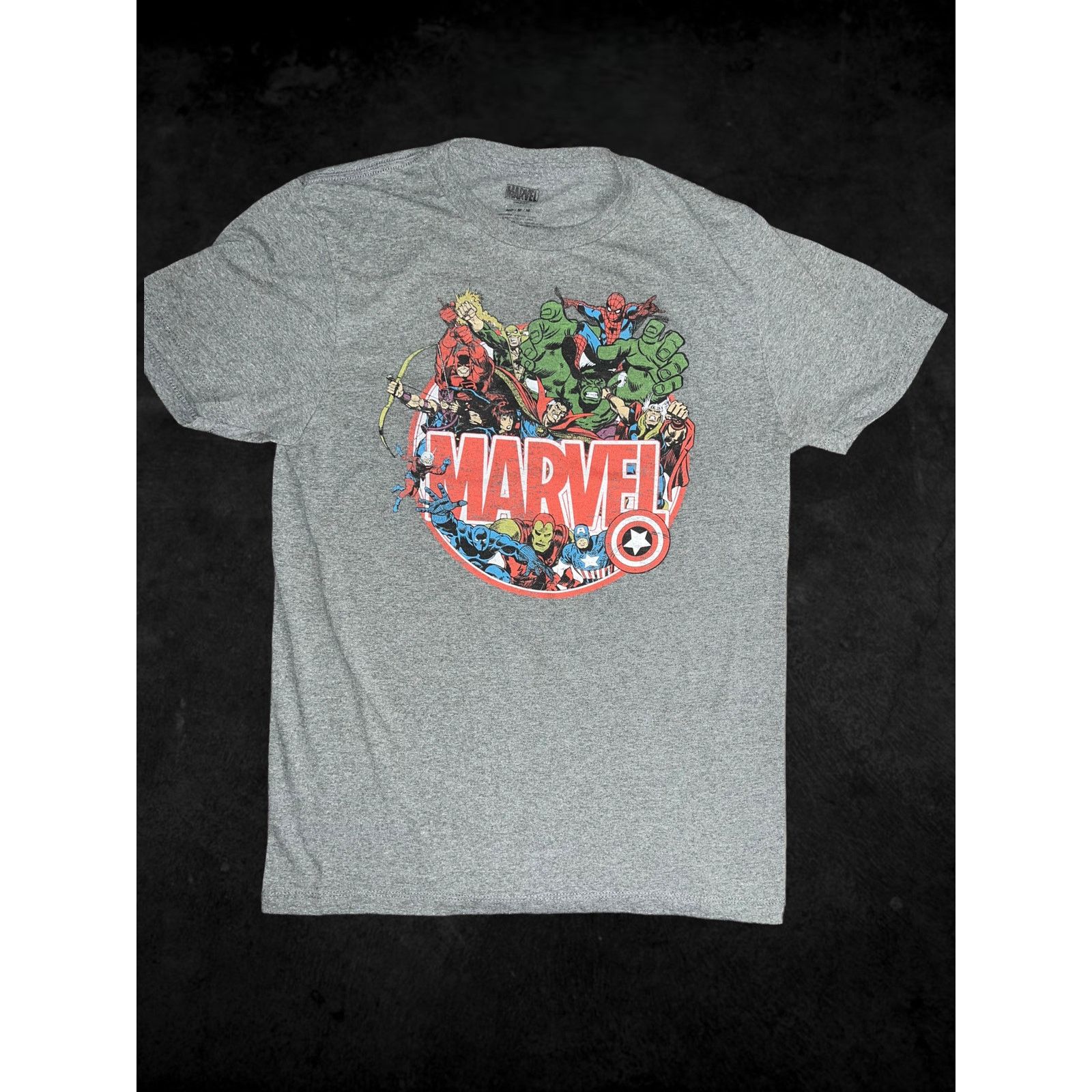 Marvel Comics Woman's Marvel Avengers Characters Grey T-Shirt Medium Size M / US 6-8 / IT 42-44 - 1 Thumbnail