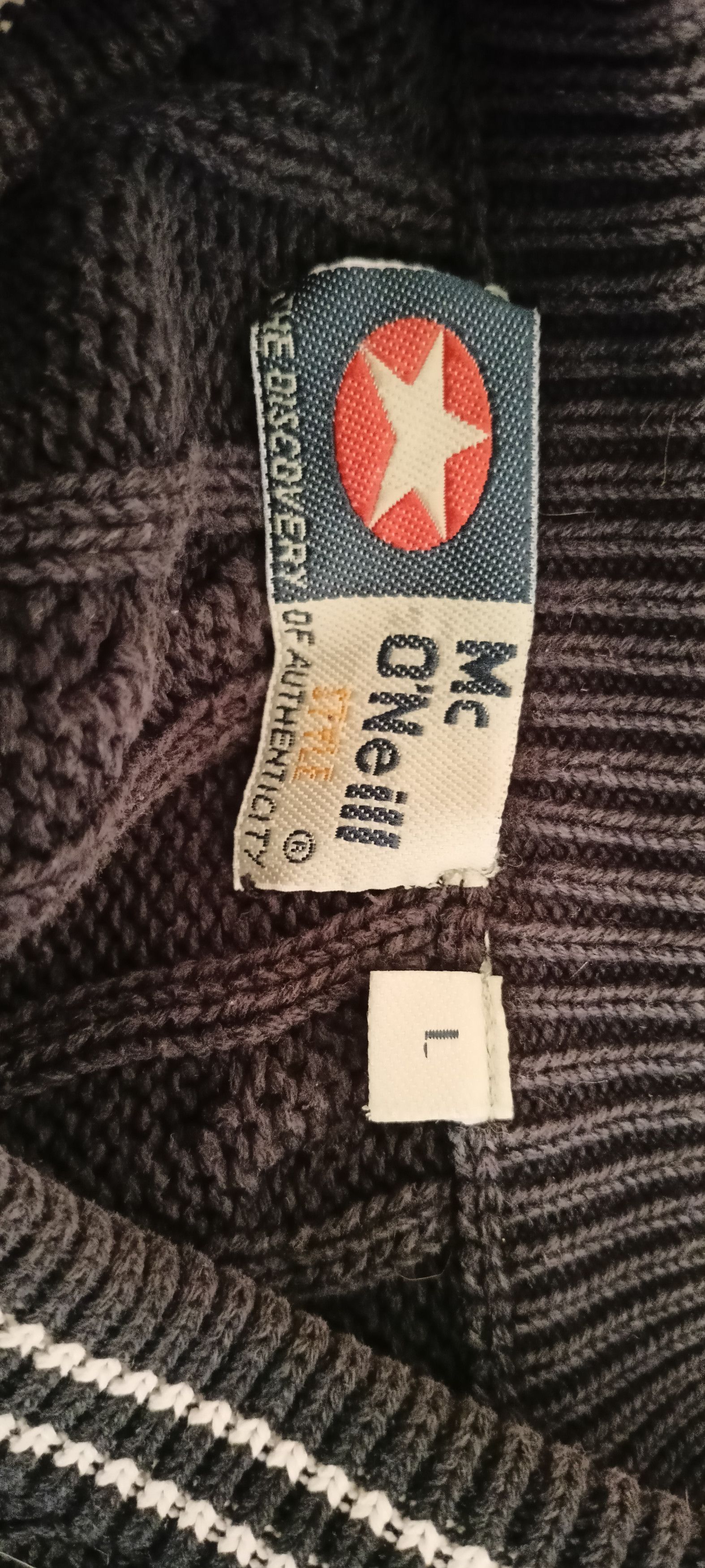 O'Neill Navy Mc O'Neill cricket style cable knit sweater Size US L / EU 52-54 / 3 - 7 Thumbnail