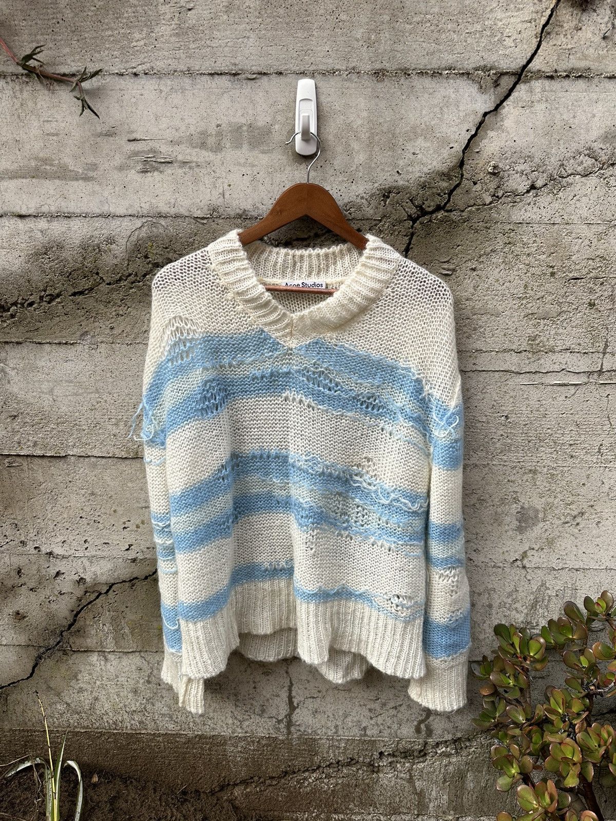 Acne Studios RARE GRAIL Acne Studios Italian raw distressed mohair knit Size US M / EU 48-50 / 2 - 2 Thumbnail