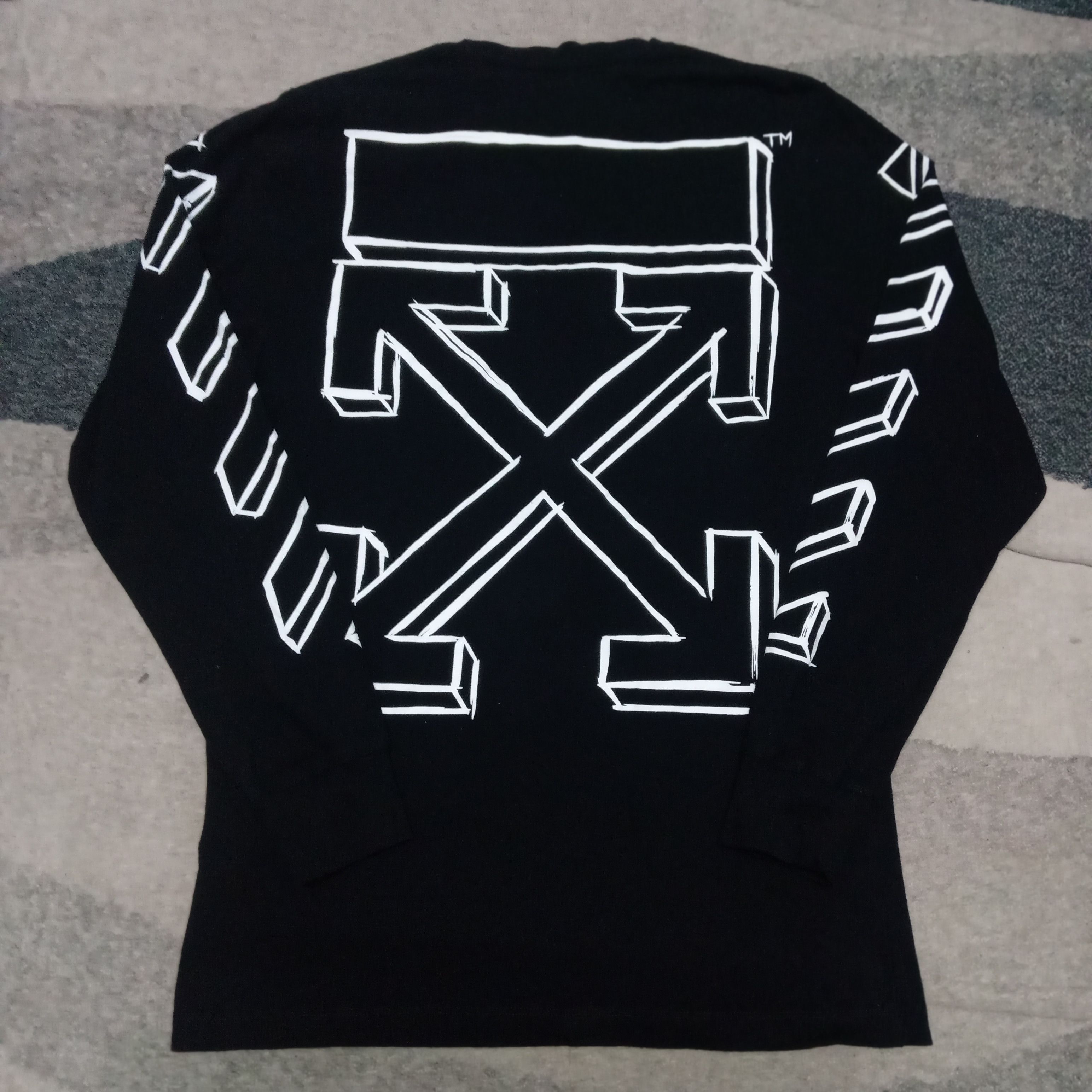 Off-White Off-White 2018 long sleeve Tee Palace Bape Supreme Size US M / EU 48-50 / 2 - 1 Thumbnail