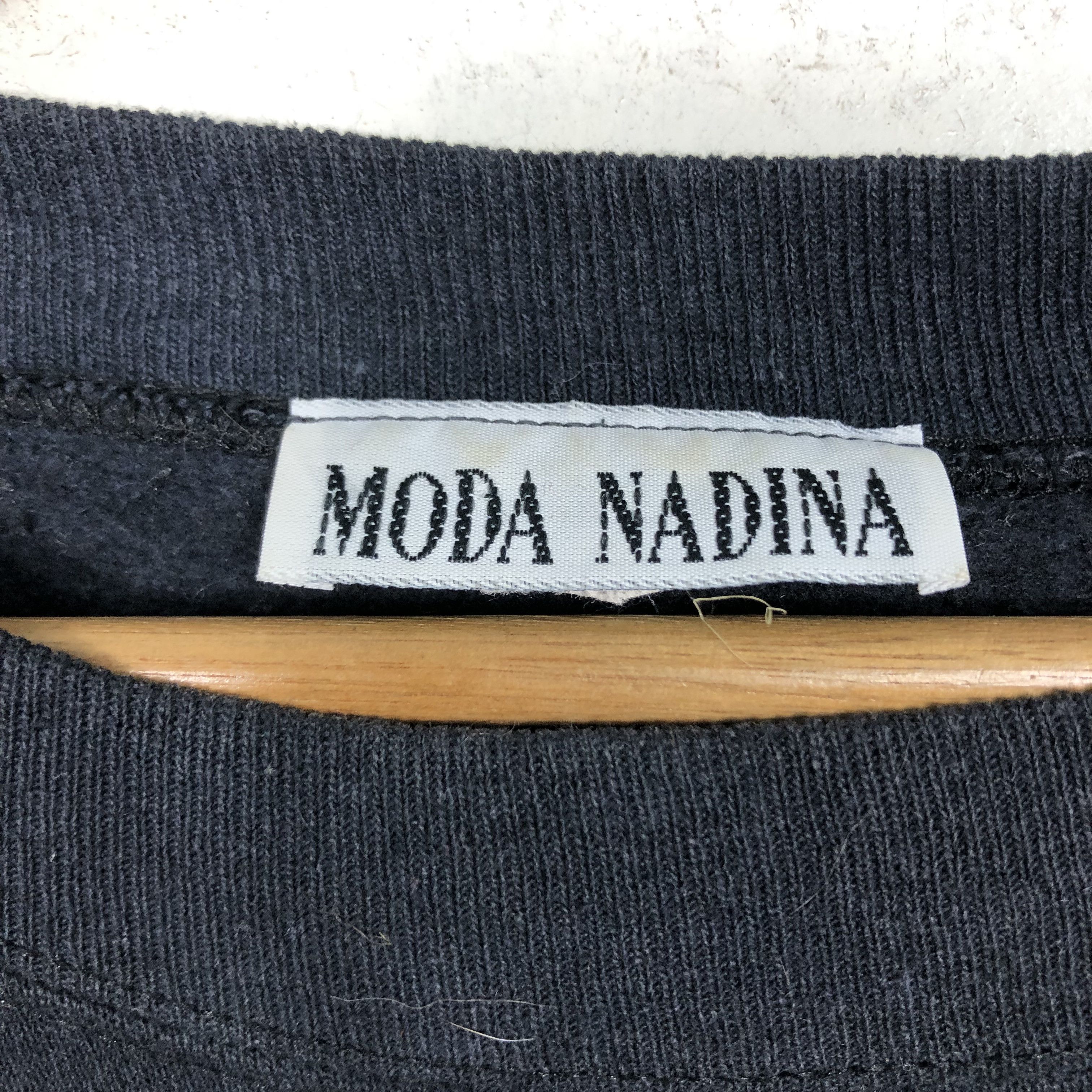 Japanese Brand 📌Vintage Sweatshirt Mona Nadina Cartoon Design Big Logo Size US M / EU 48-50 / 2 - 14 Thumbnail