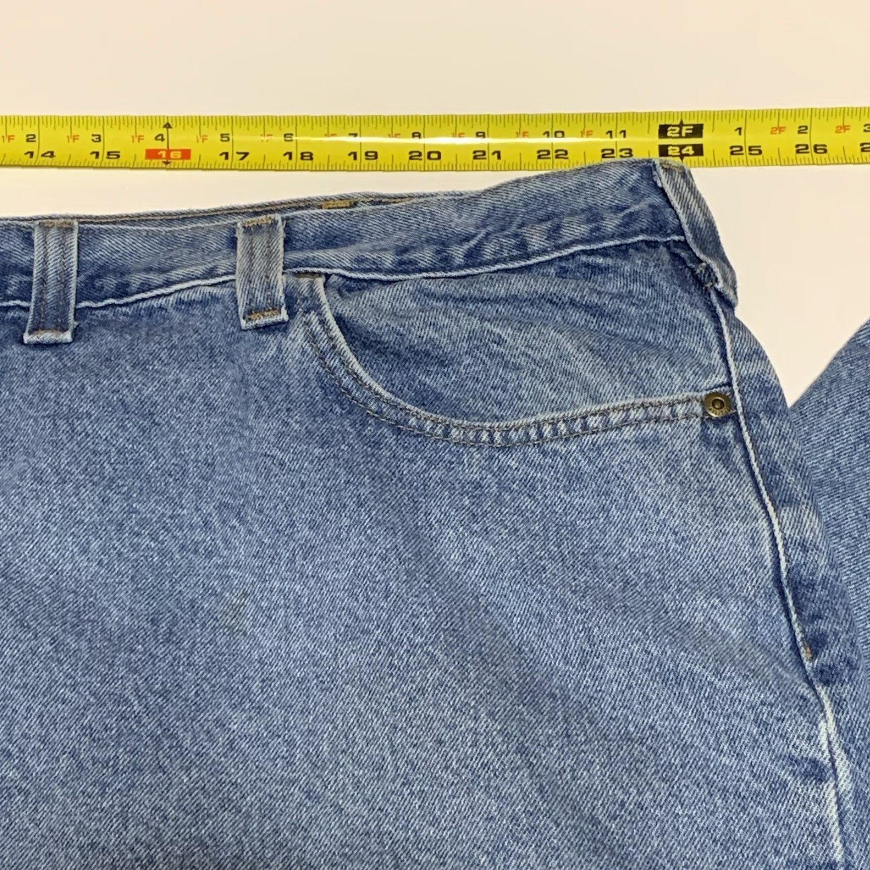 Carhartt VINTAGE Carhartt Jeans Mens 48x31 Relaxed Fit Work Blue 5-Pocket Denim Blue Mens Jeans Size US 32 / EU 48 - 4 Thumbnail