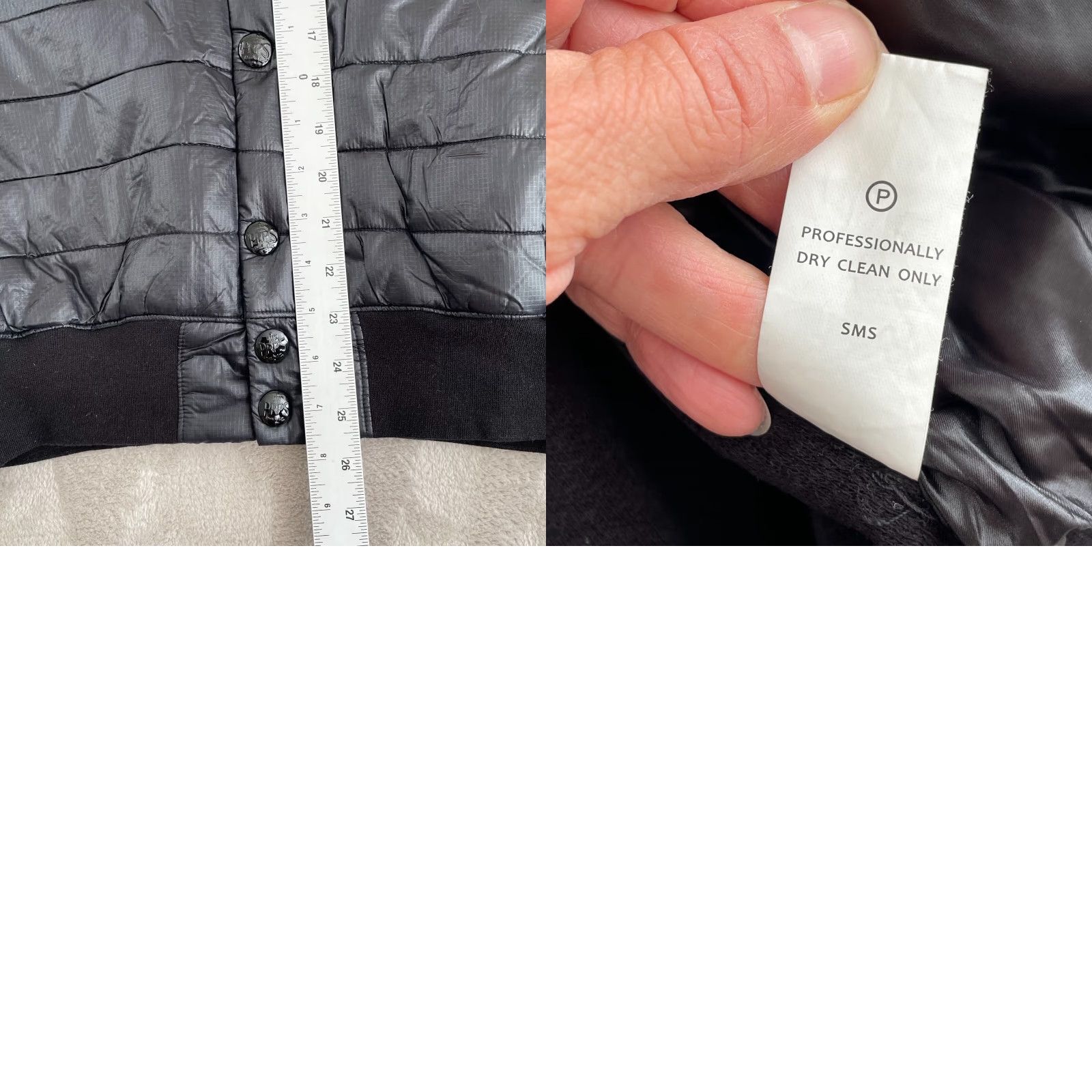 Prps PRPS Bomber Jacket Men L Black Zip Pockets Band Collar Designer Size US L / EU 52-54 / 3 - 8 Thumbnail