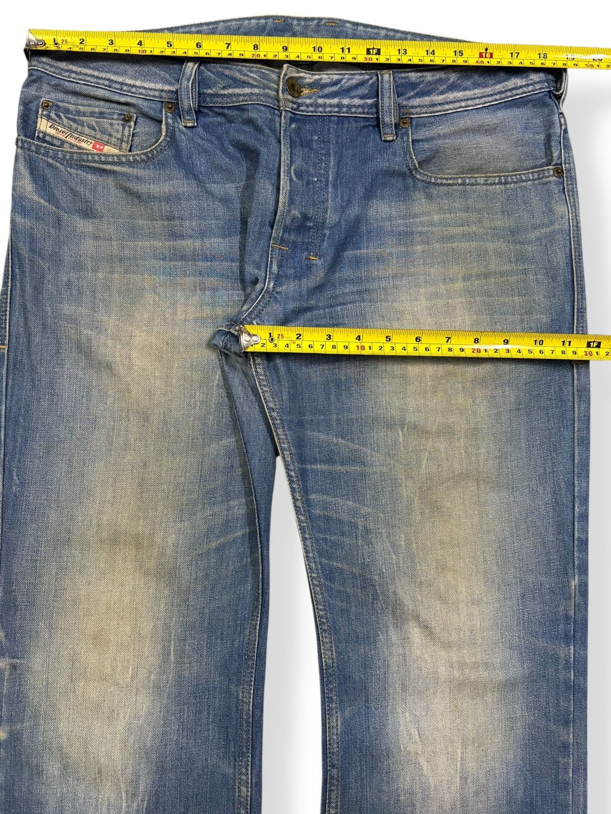 Diesel Vintage Diesel Industry Zatiny Mud Wash Bootcut Grunge Jeans Size US 36 / EU 52 - 15 Thumbnail