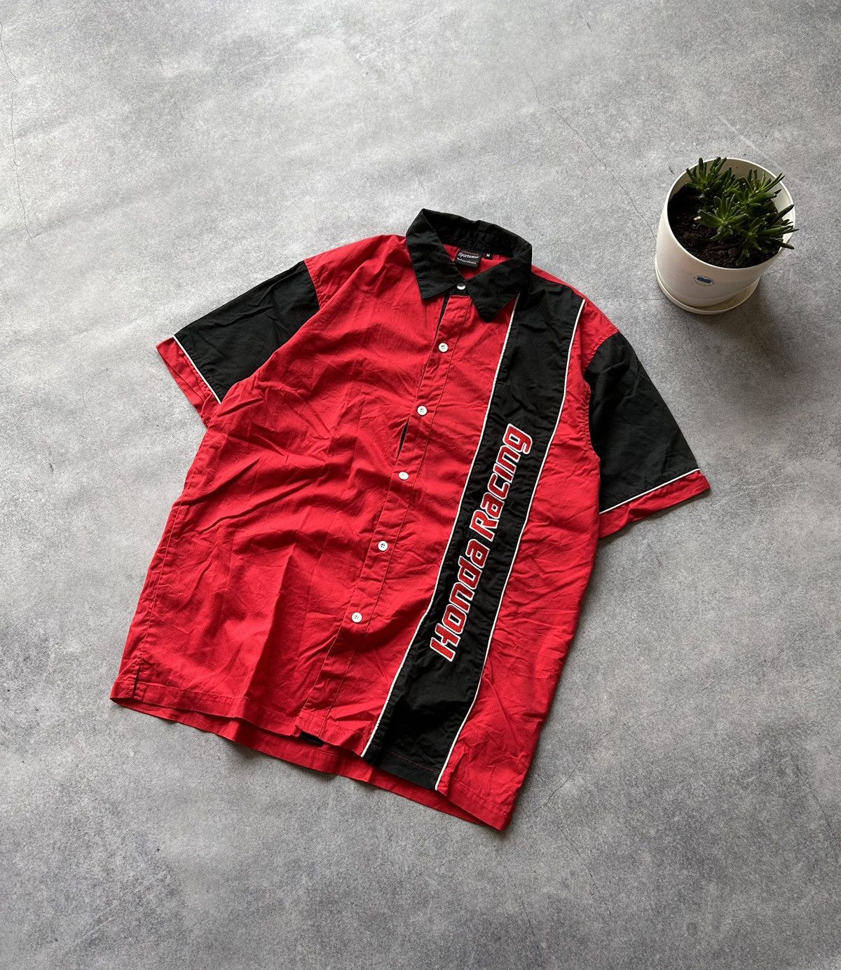 Honda Vintage Honda Racing big logo button shirts Size US M / EU 48-50 / 2 - 1 Thumbnail