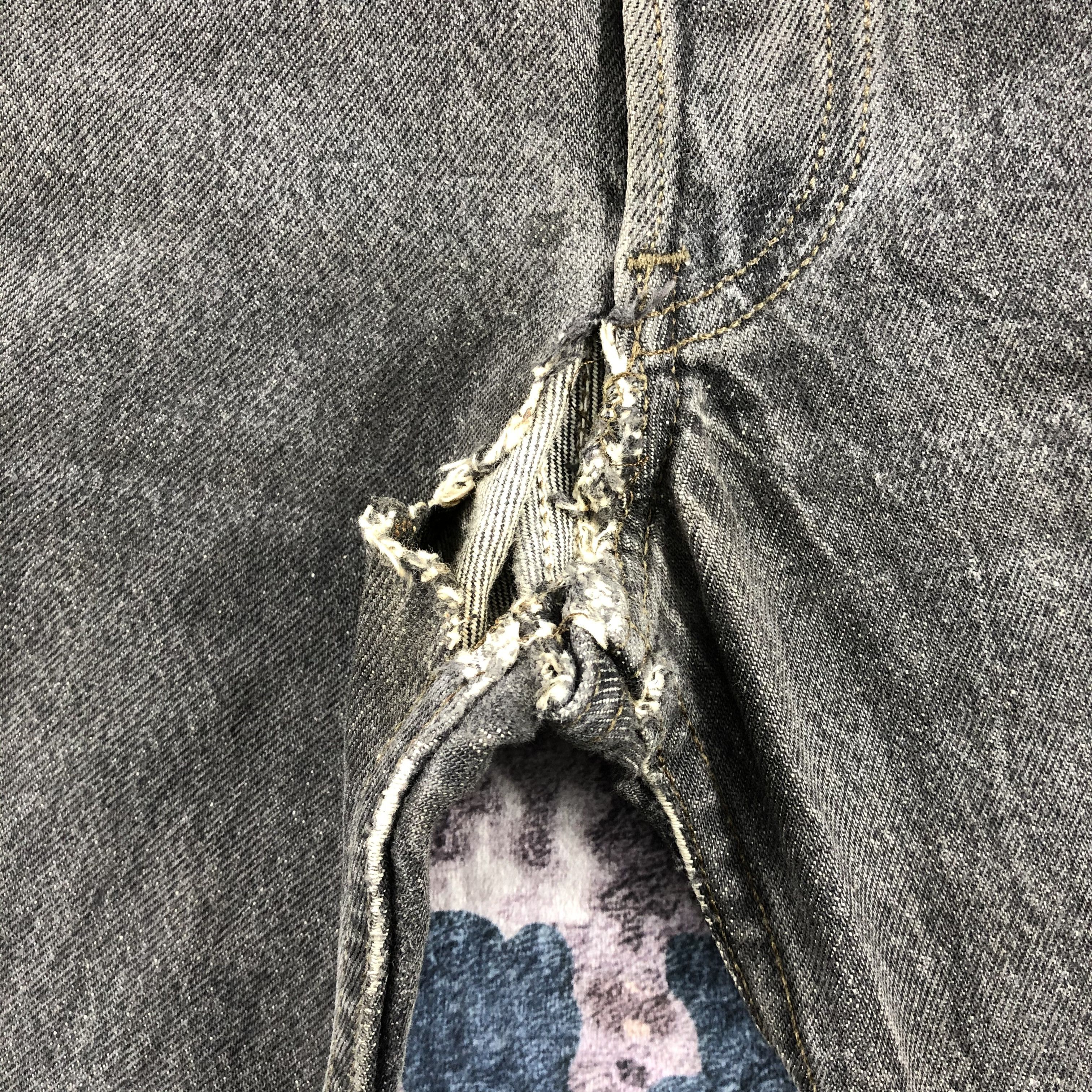 Levi's × Vintage Vintage 90s Faded Black Levis 501 Jeans-JM2375 Size US 35 - 8 Thumbnail