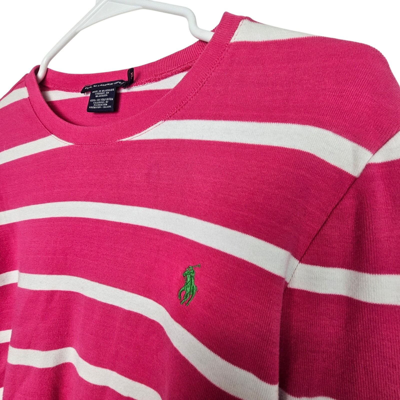 Ralph Lauren Sport Ralph Lauren Sport Striped Shirt XL Classic Preppy Stretch Size XL / US 12-14 / IT 48-50 - 5 Thumbnail