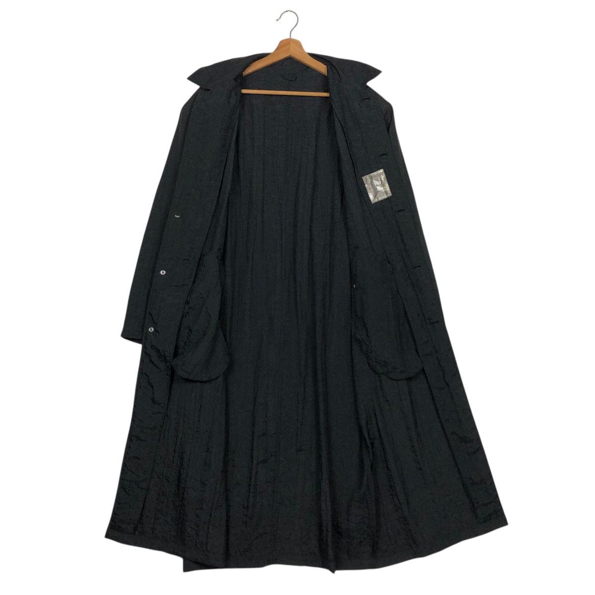 Japanese Brand 📌Rich Black Vintage Long Jacket Studio/495 Issey Miyake Size US M / EU 48-50 / 2 - 15 Thumbnail