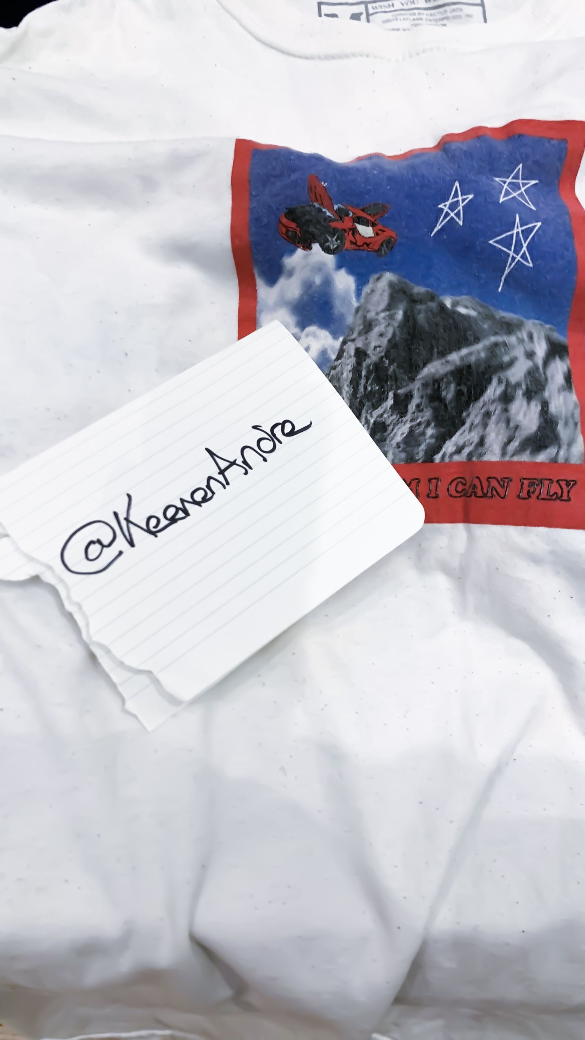Travis Scott TRAVIS SCOTT ASTROWORLD TOUR (RARE) LOOK MOM I CAN FLY Size US M / EU 48-50 / 2 - 2 Thumbnail