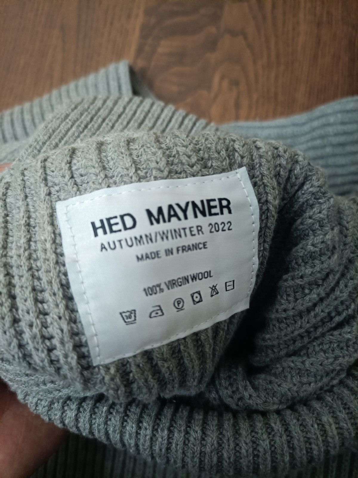 Hed Mayner Hed Mayner Oversized distressed turtleneck knit sweater Size US M / EU 48-50 / 2 - 4 Thumbnail