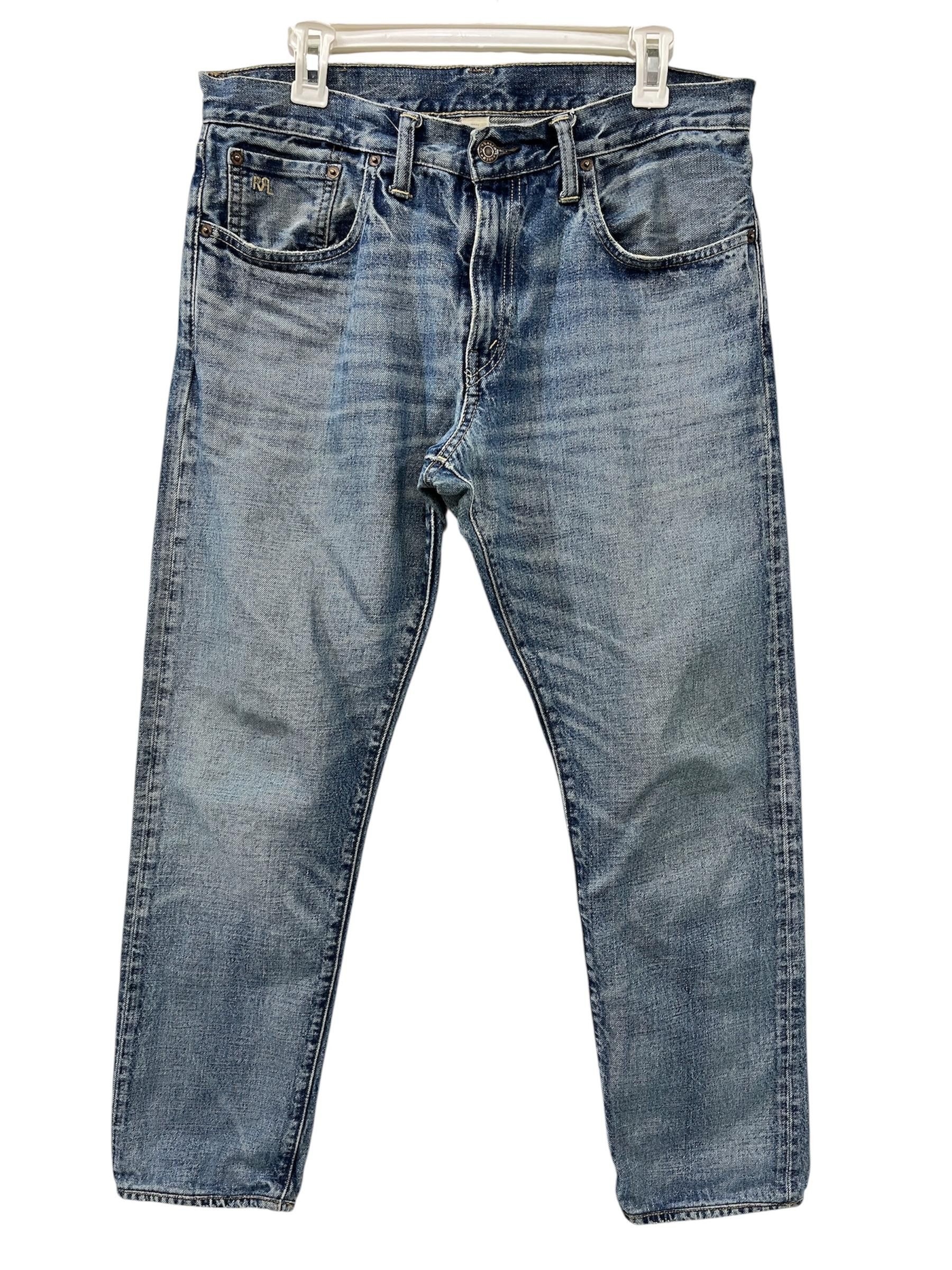 RRL Ralph Lauren Double RL Denim Pants Size US 34 / EU 50 - 4 Thumbnail