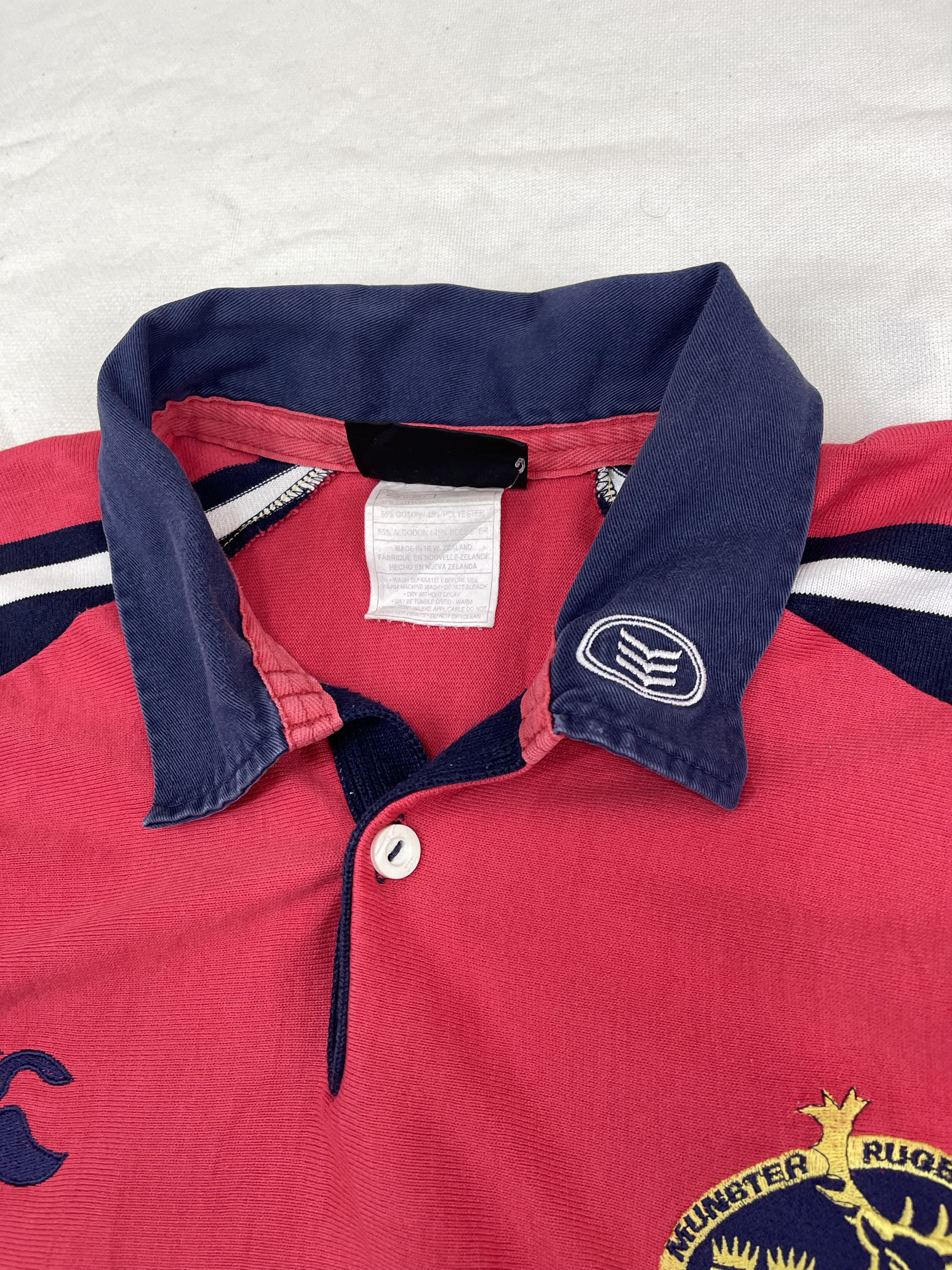 Canterbury of New Zealand 90s Vintage CANTERBURY BANK OF IRELAND Polo Tee #1873/08 Size US XXL / EU 58 / 5 - 4 Thumbnail