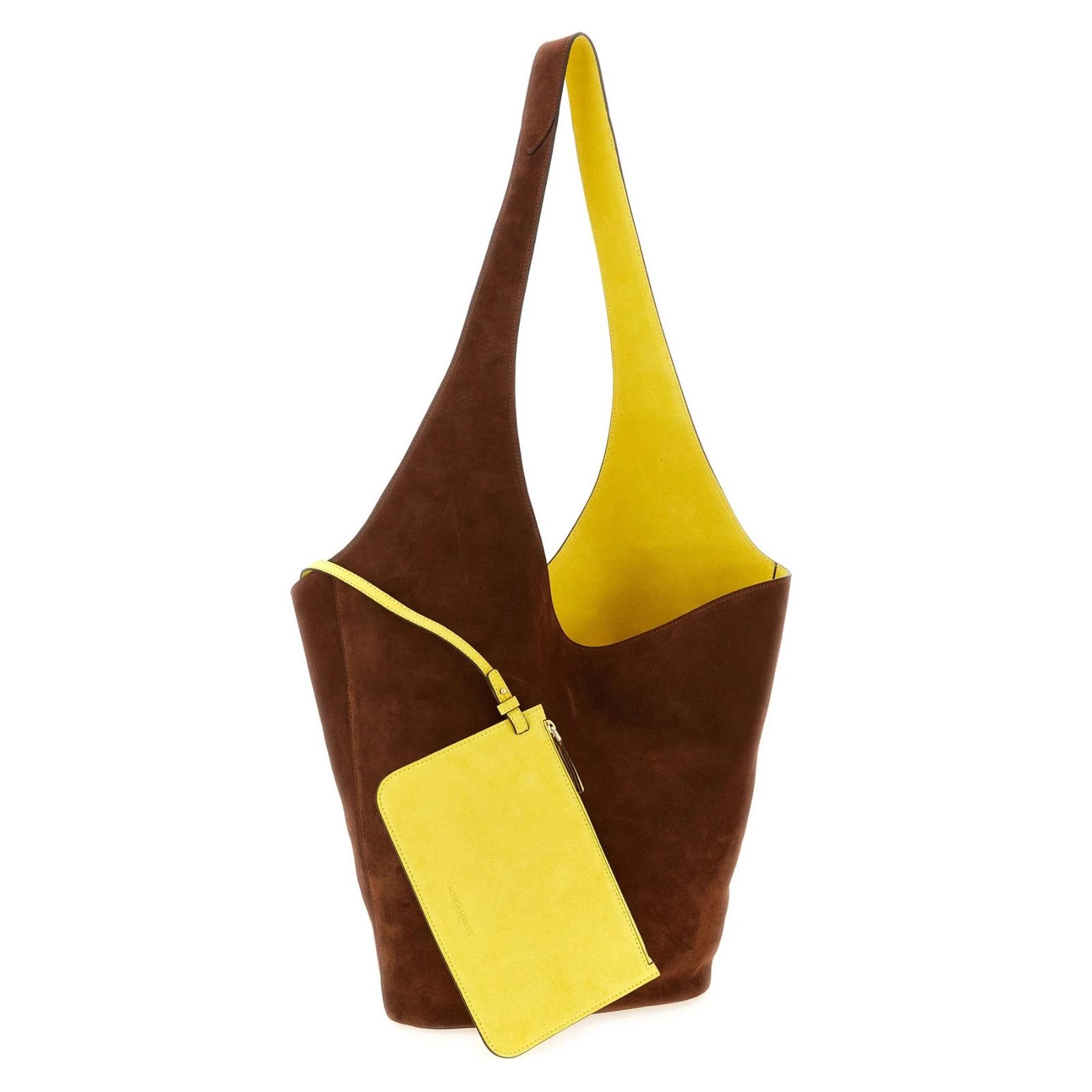 Alberta Ferretti ALBERTA FERRETTI Brown Suede Shoulder Bag New & Authentic Size ONE SIZE - 3 Thumbnail