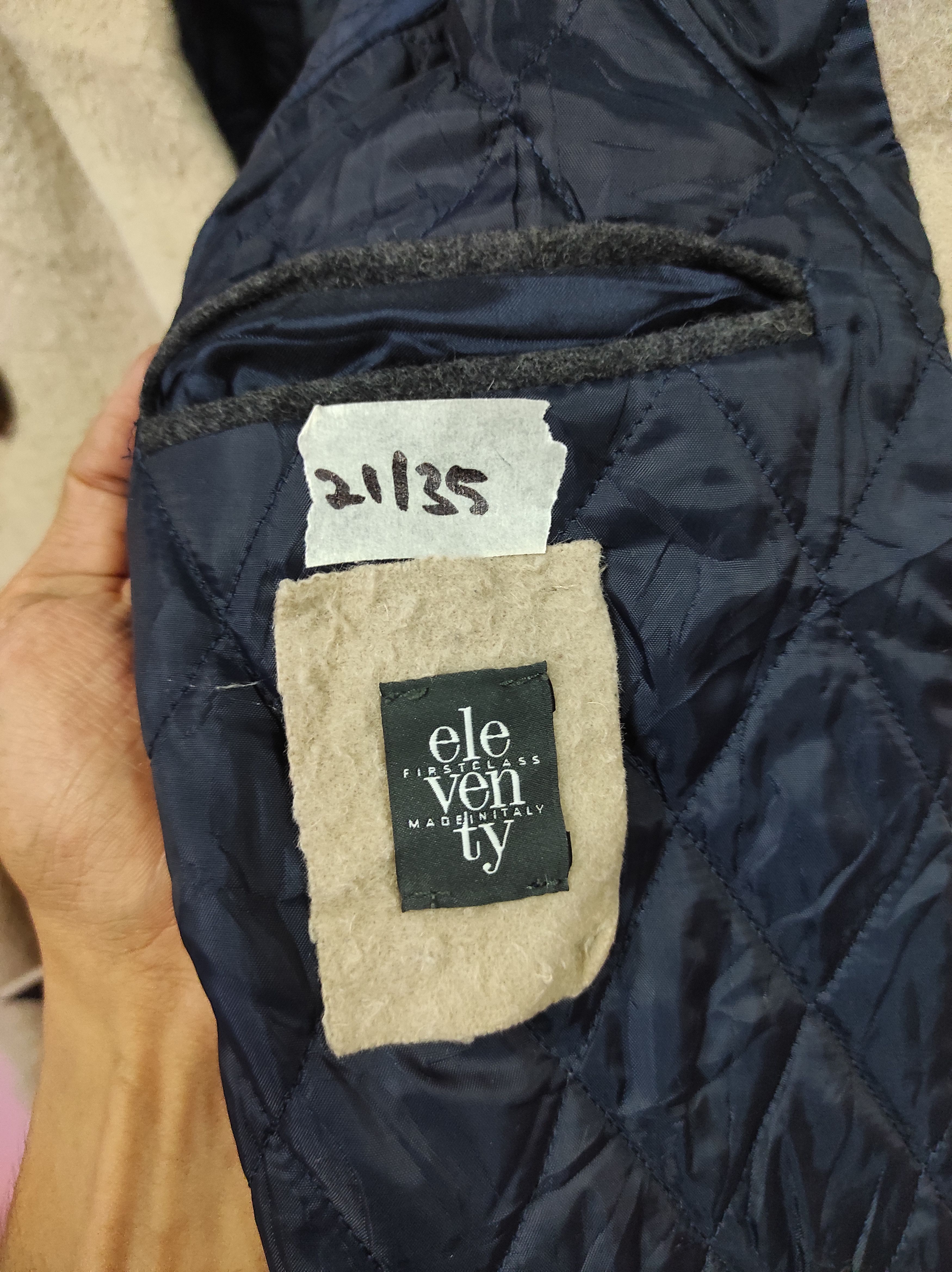 Eleventy ELEVENTY WOOL DOUBLE BREASTED COAT OVERCOAT Size US S / EU 44-46 / 1 - 9 Thumbnail