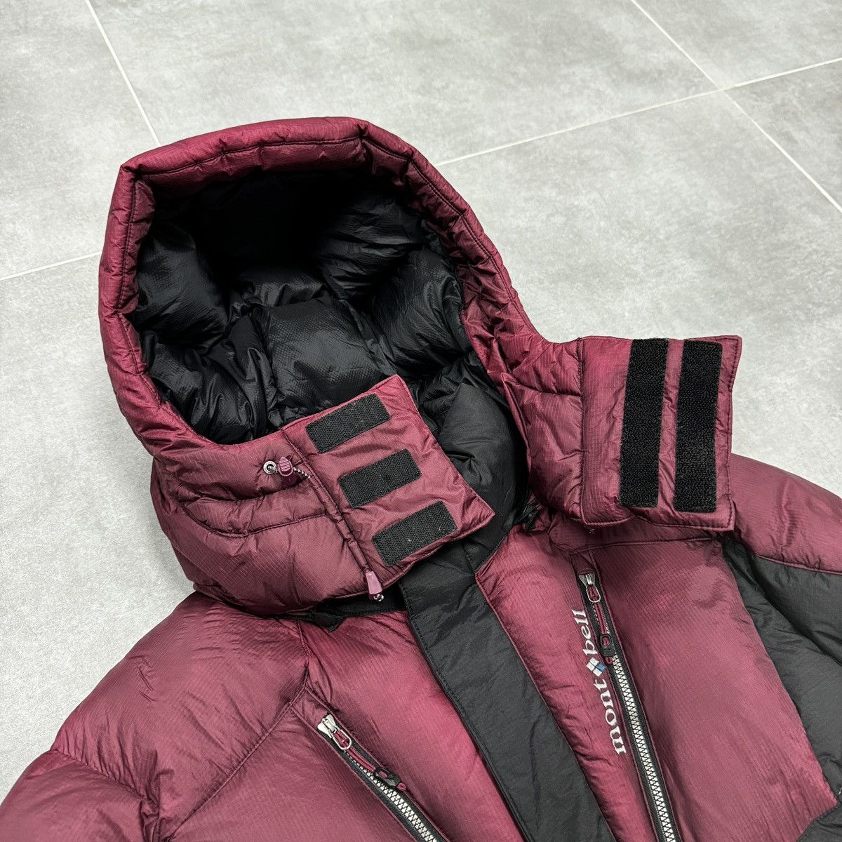Montbell Montbell Multi Pocket Puffer Down Jacket Men Dark Red Size L Size US L / EU 52-54 / 3 - 13 Thumbnail