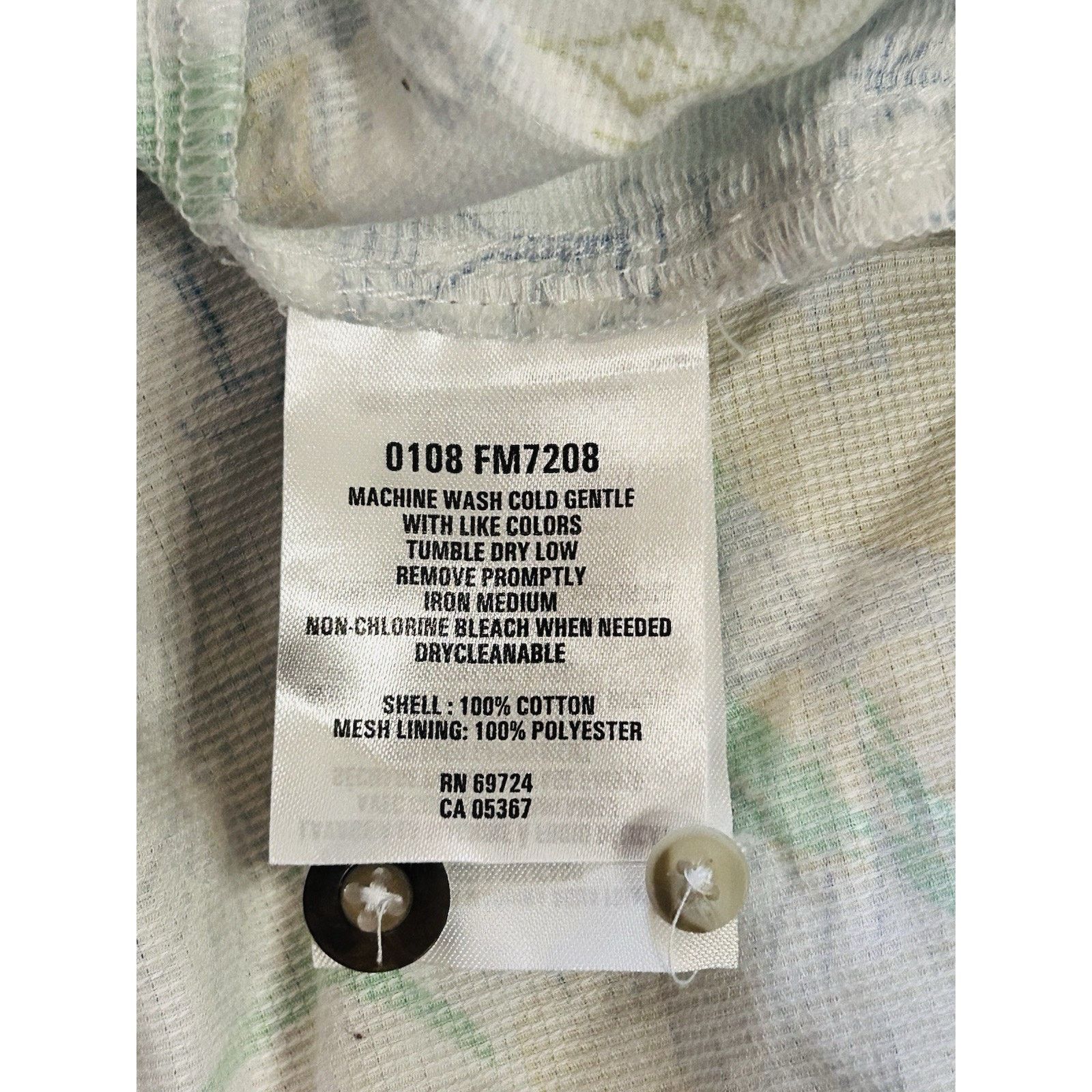 Columbia Columbia River Lodge Button Front Men Shirt Med Vented Theme Size US M / EU 48-50 / 2 - 5 Thumbnail