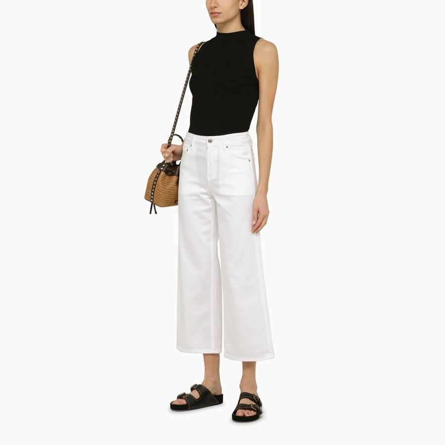 DEPARTMENT5 o1d2blof0824 Denim Jeans in White Size 26" / US 2 / IT 38 - 2 Thumbnail