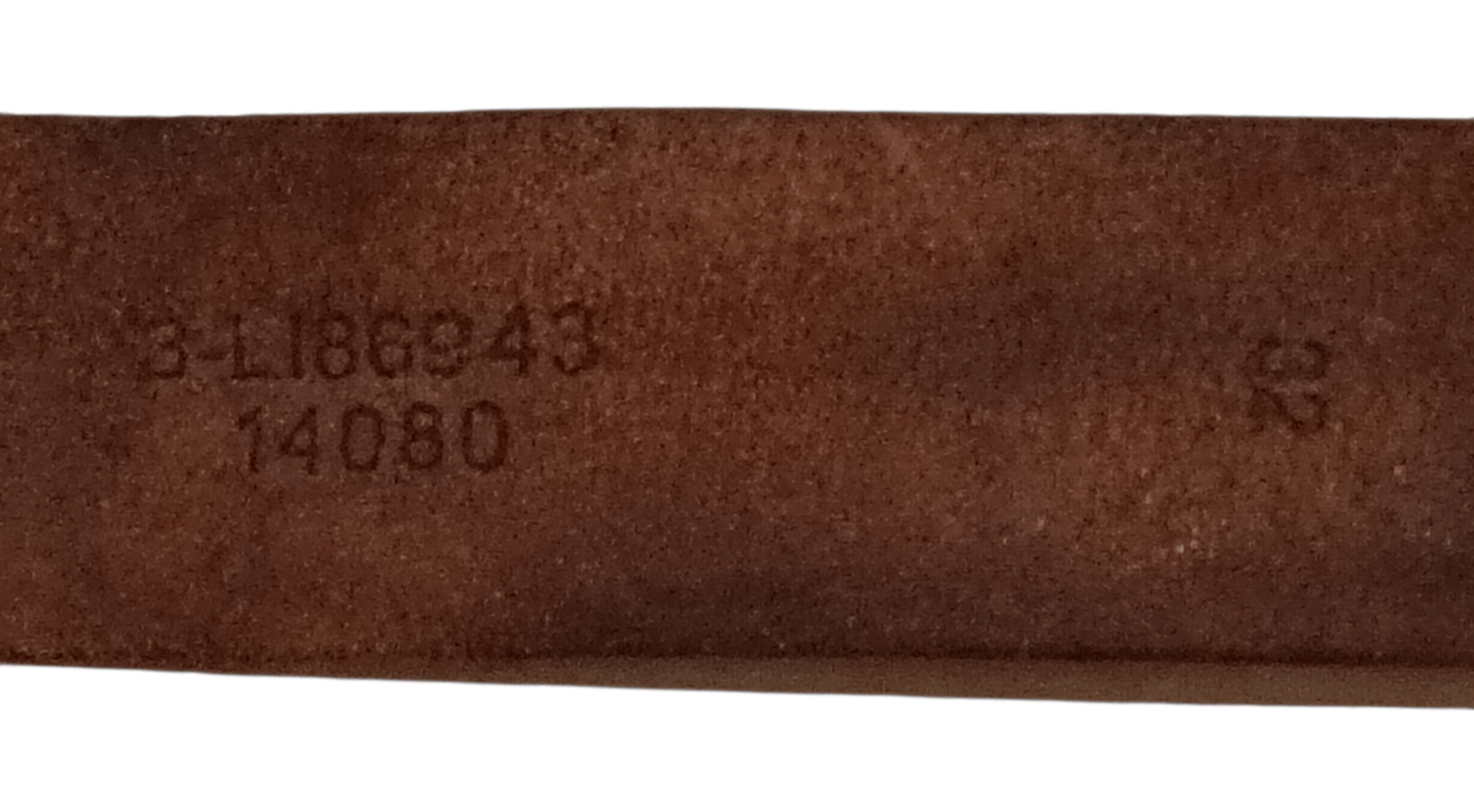 Japanese Brand LEATHER ISLAND DESIGN BY BILL LAVIN WESTERNER ENGRAVED BELT Size 32 - 6 Thumbnail