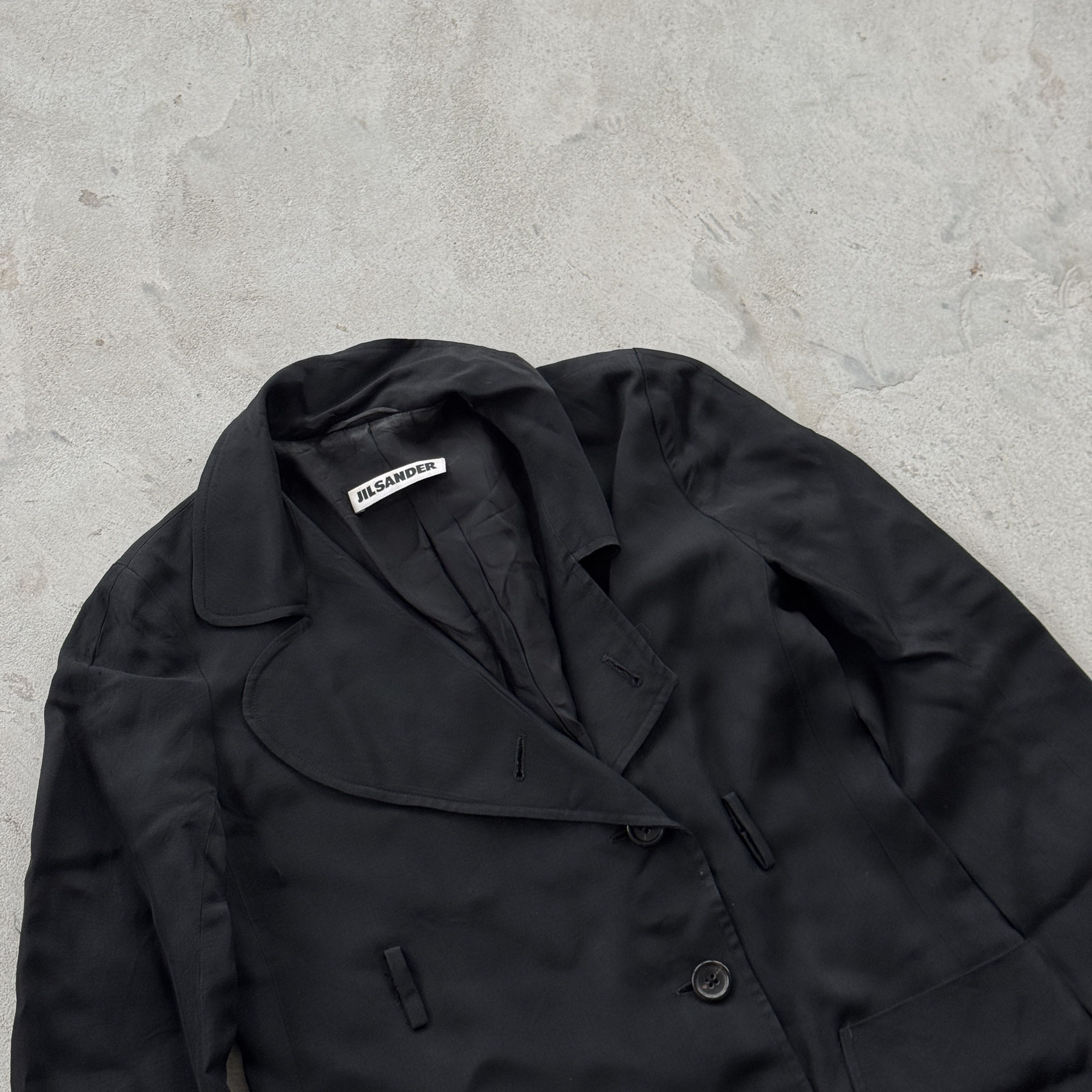 Jil Sander Vintage 90s Jil Sander Lined Coat Jacket Size XS / US 0-2 / IT 36-38 - 2 Thumbnail