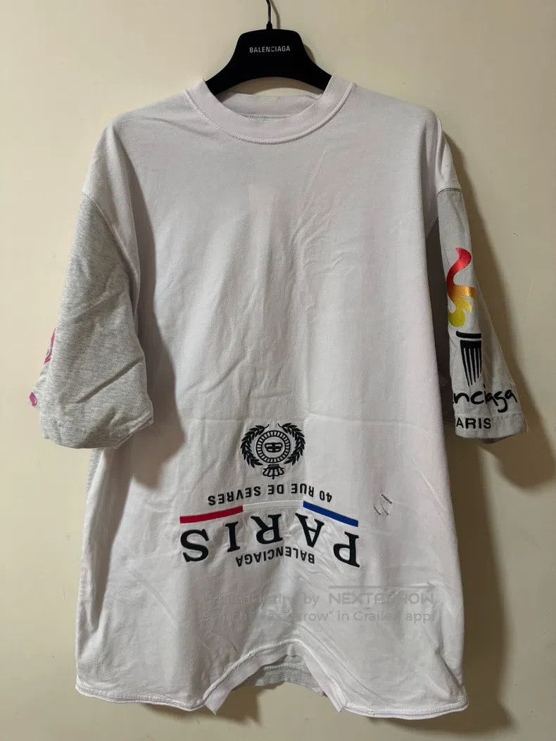 Balenciaga Balenciaga Coca-Cola Embroidery Short Sleeve T-Shirt Size US M / EU 48-50 / 2 - 1 Thumbnail