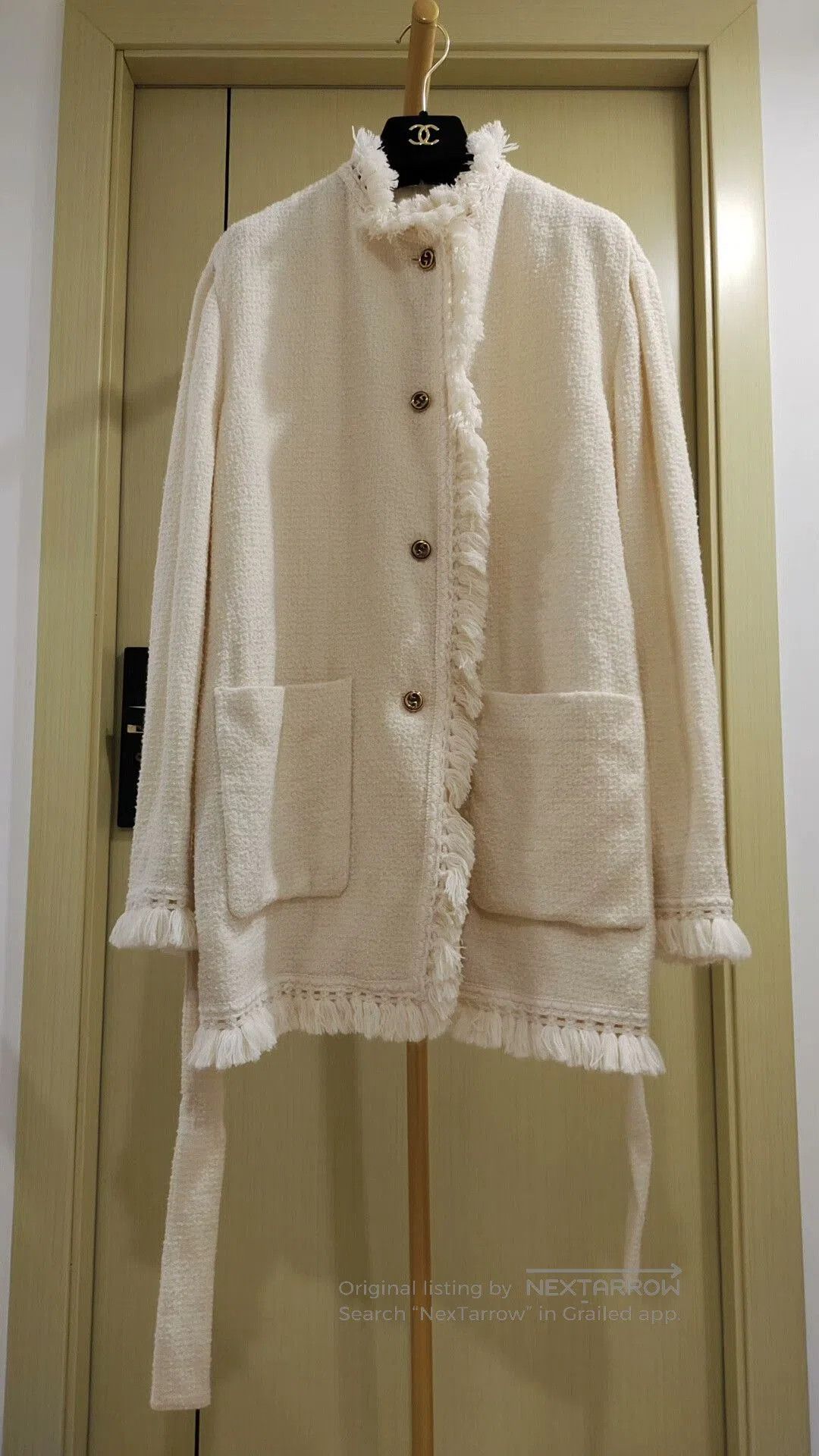 Gucci Gucci Fringed Waist Coat Jacket. Size L / US 10 / IT 46 - 1 Thumbnail