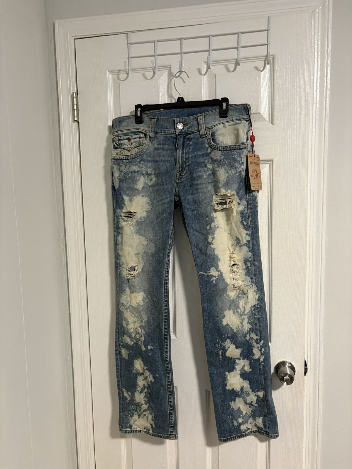 True Religion True Religion Straight Flap Jeans Size US 33 - 1 Thumbnail
