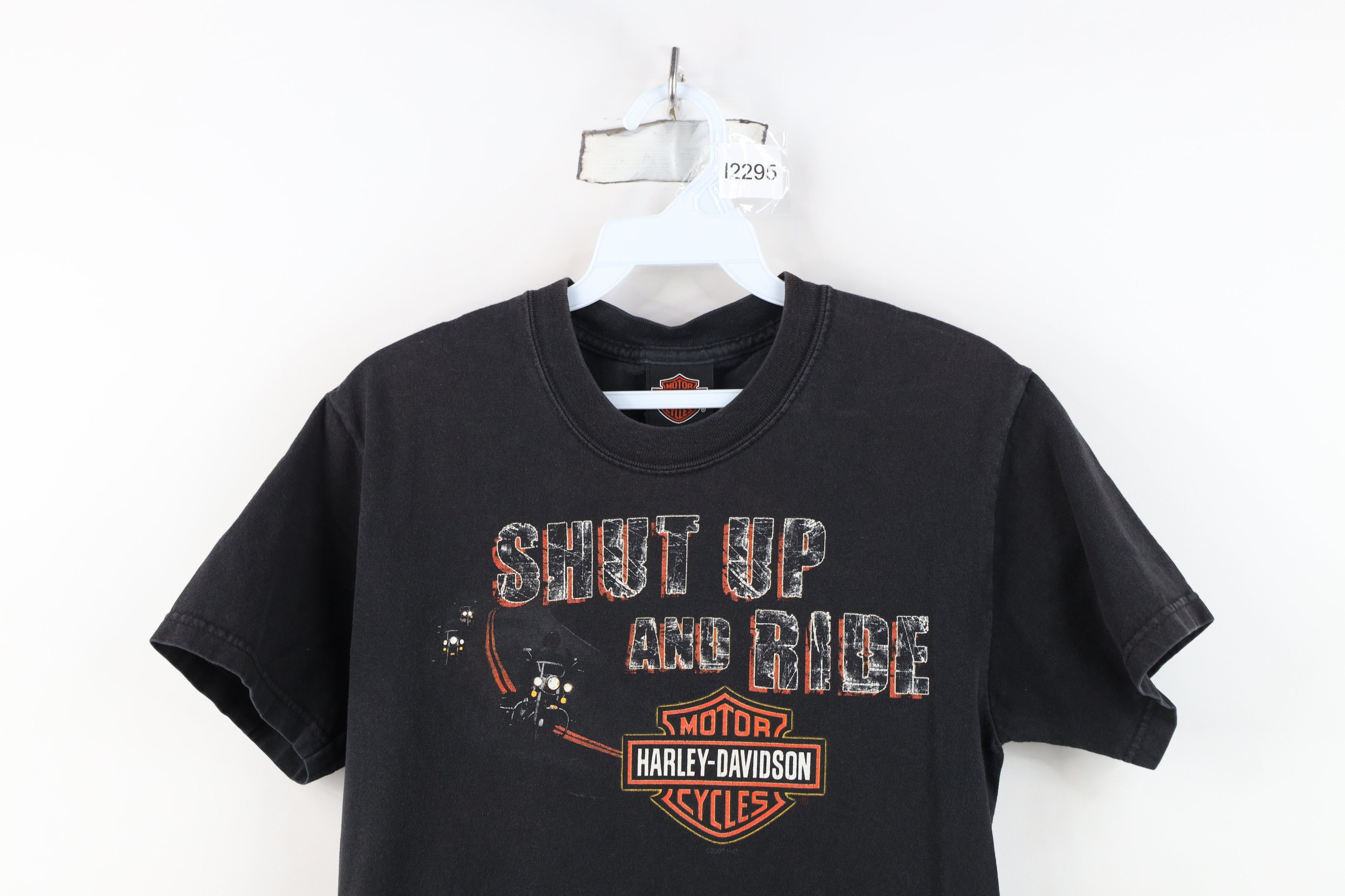 Harley Davidson Vintage Y2K Harley Davidson Up And Ride T-Shirt Black USA Size US S / EU 44-46 / 1 - 2 Thumbnail