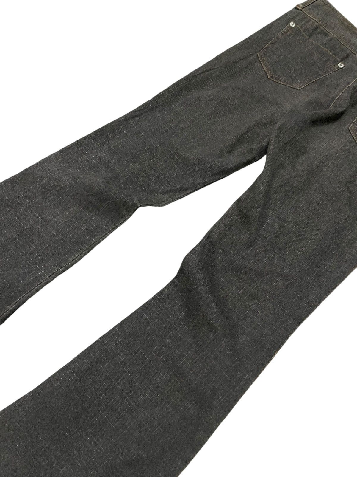 Le Grande Bleu (L.G.B.) JokyGal Japan Zip up Flare Stacked Jeans Size US 28 / EU 44 - 11 Thumbnail