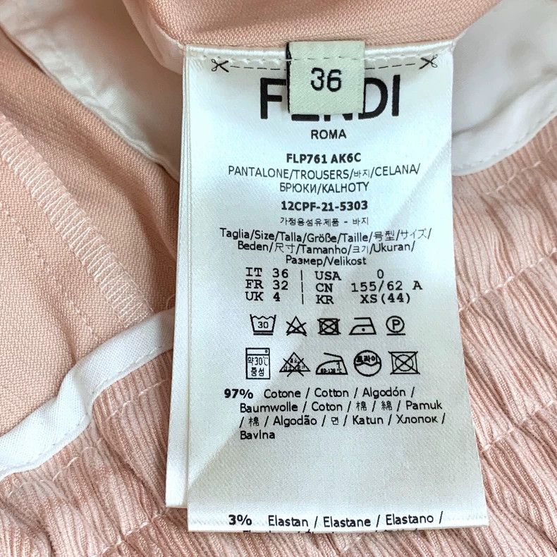 Fendi FENDI Orange pink logo monogram full-print cotton casual s Size 42" / US 20 - 6 Thumbnail